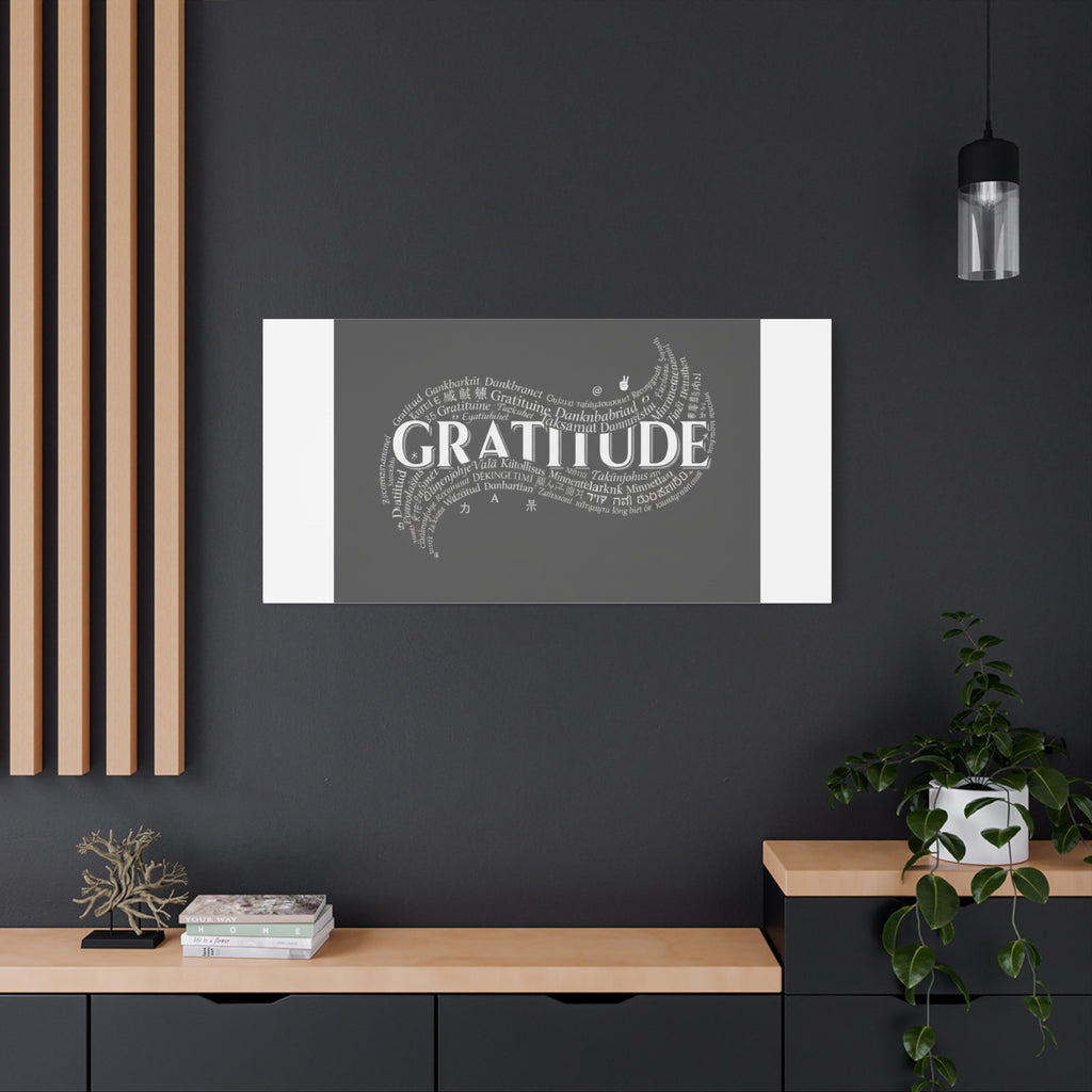Gratitude Wall Art Matte Canvas | Tiny Treats, sweet uplifting print