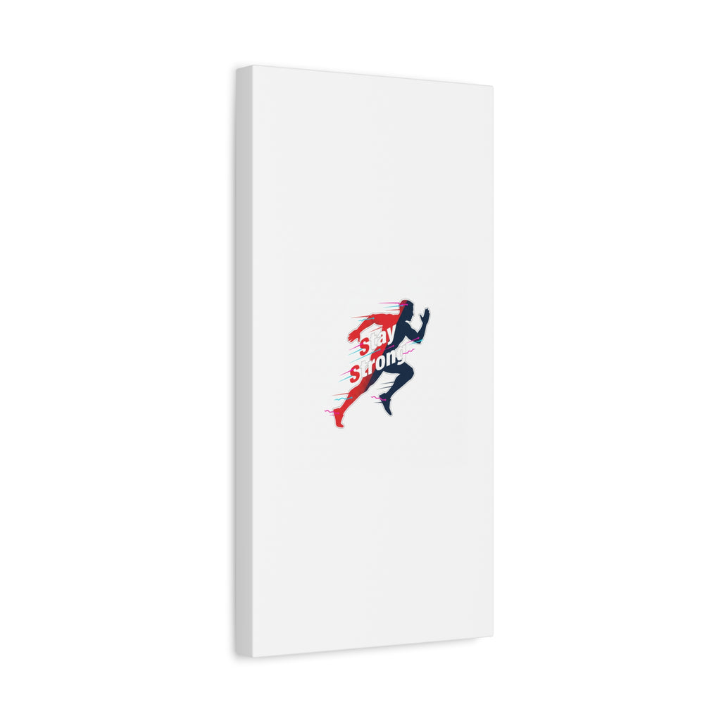 Stay Strong Runner Canvas | Fitness Motivation, Gym Wall Art
