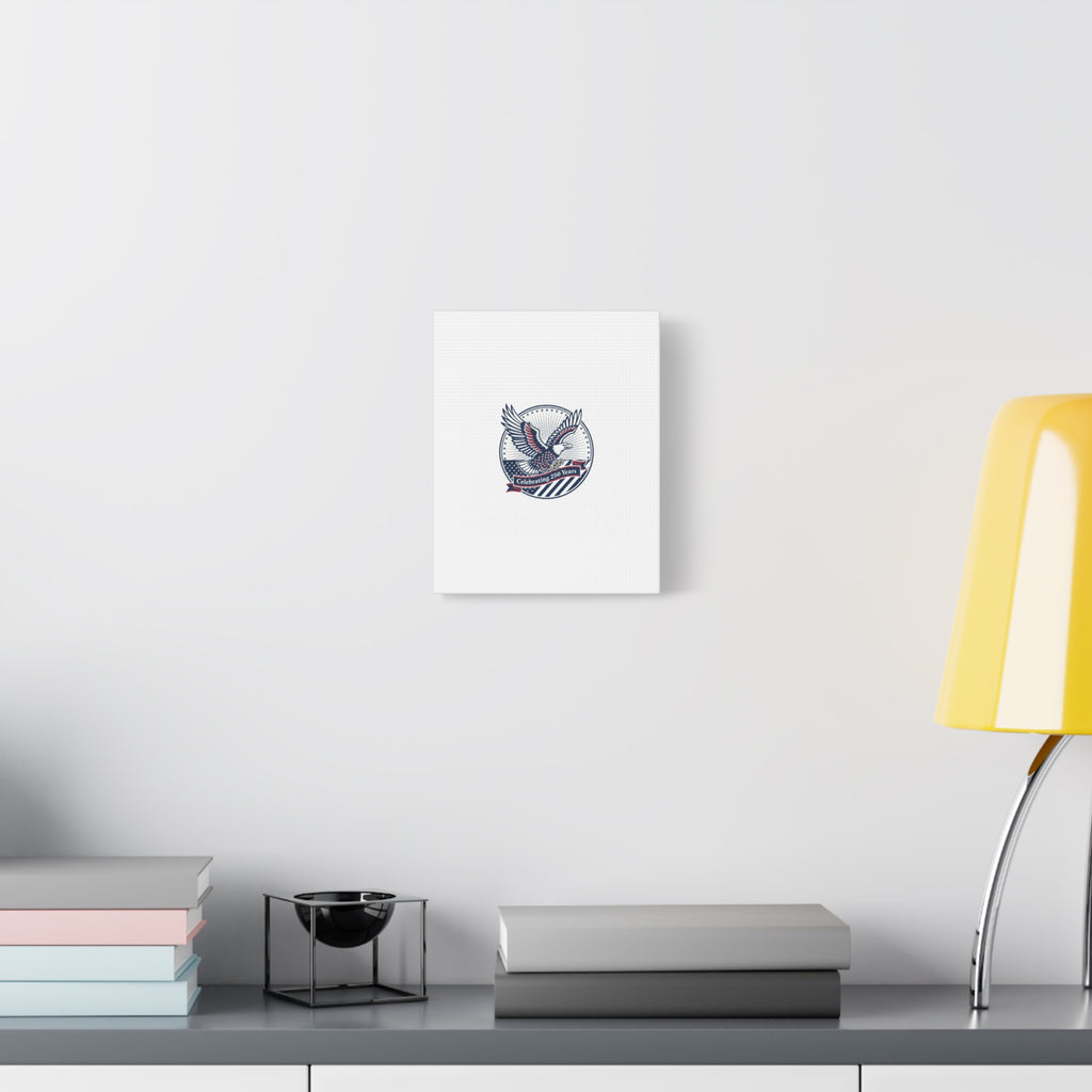 250th Anniversary Eagle Emblem Canvas | Semiquincentennial Americana