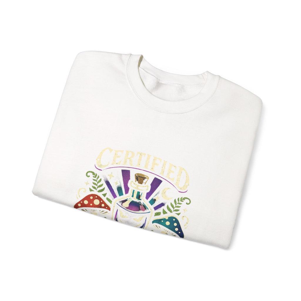 Mushroom Celestial Eye Crewneck | Cottagecore Goblincore Sweatshirt
