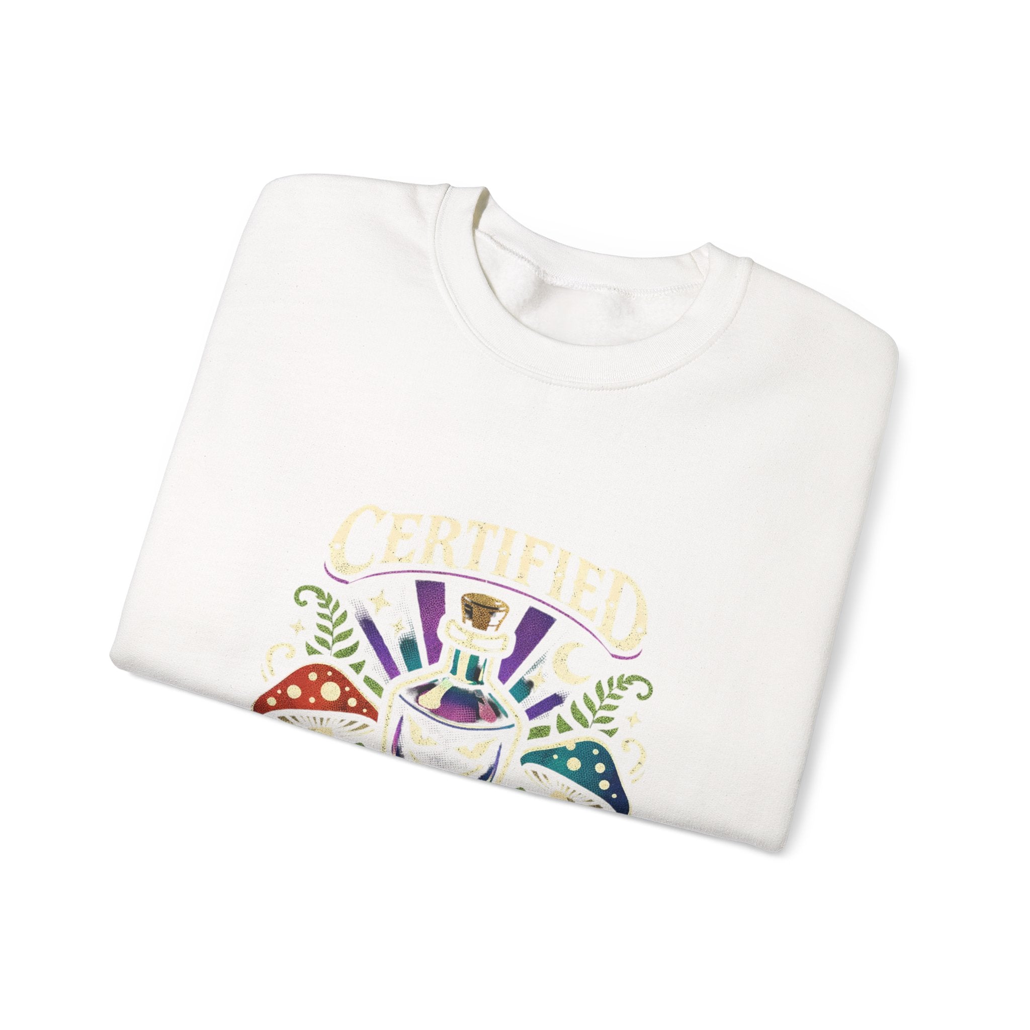 Mushroom Celestial Eye Crewneck | Cottagecore Goblincore Sweatshirt