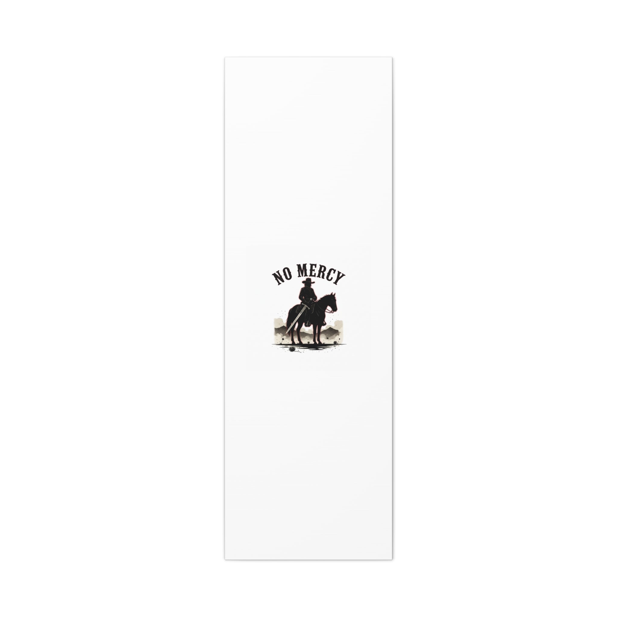 No Mercy Cowboy Skull Canvas | western skull art, gothic Americana