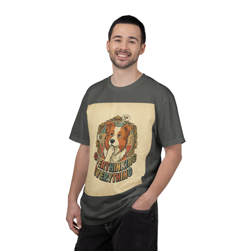 Overthinking Overrated Dog T-Shirt — Funny Dog Graphic Tee