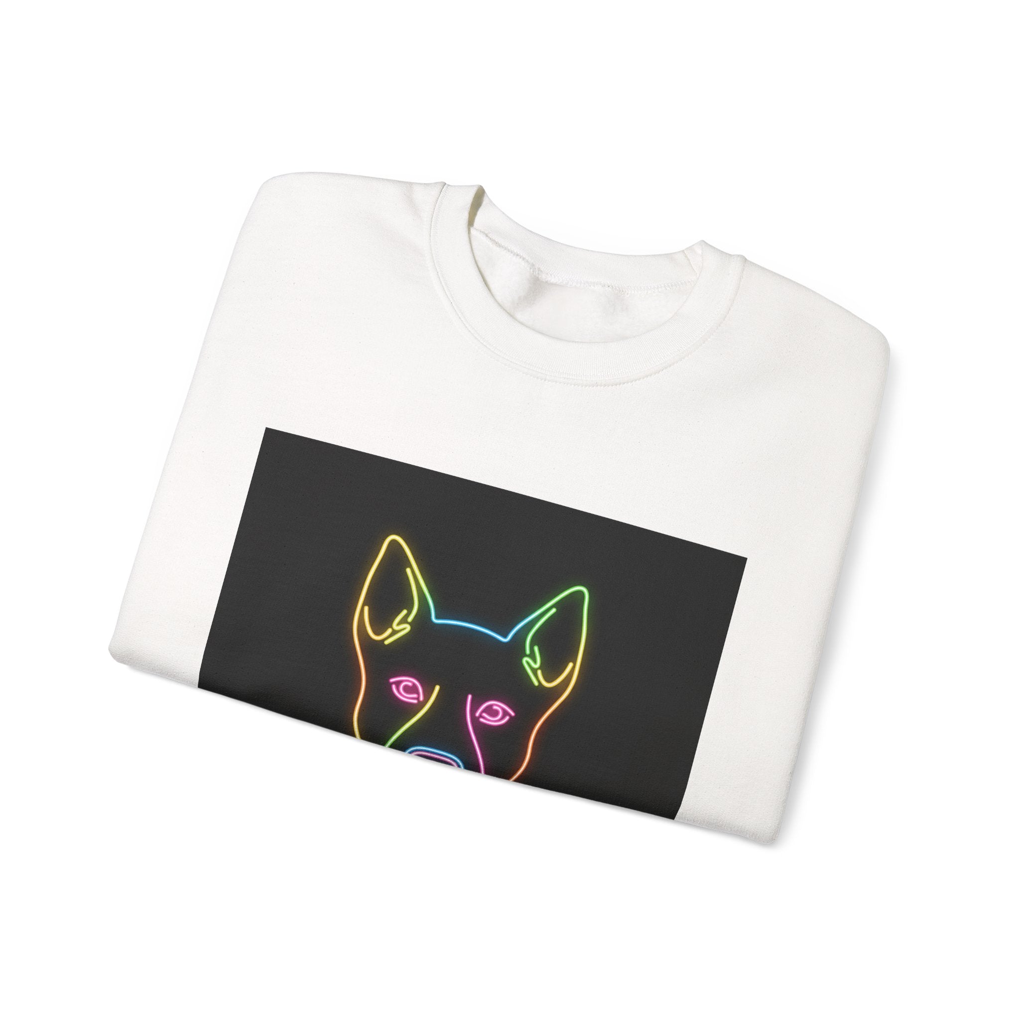 Funny Dog Meme Sweatshirt | Neon Doggo Graphic, Dog Mom Gift, Internet Dog Humor
