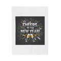 Cheers to the New Year! Plush Blanket | NYE countdown, champagne sparkle