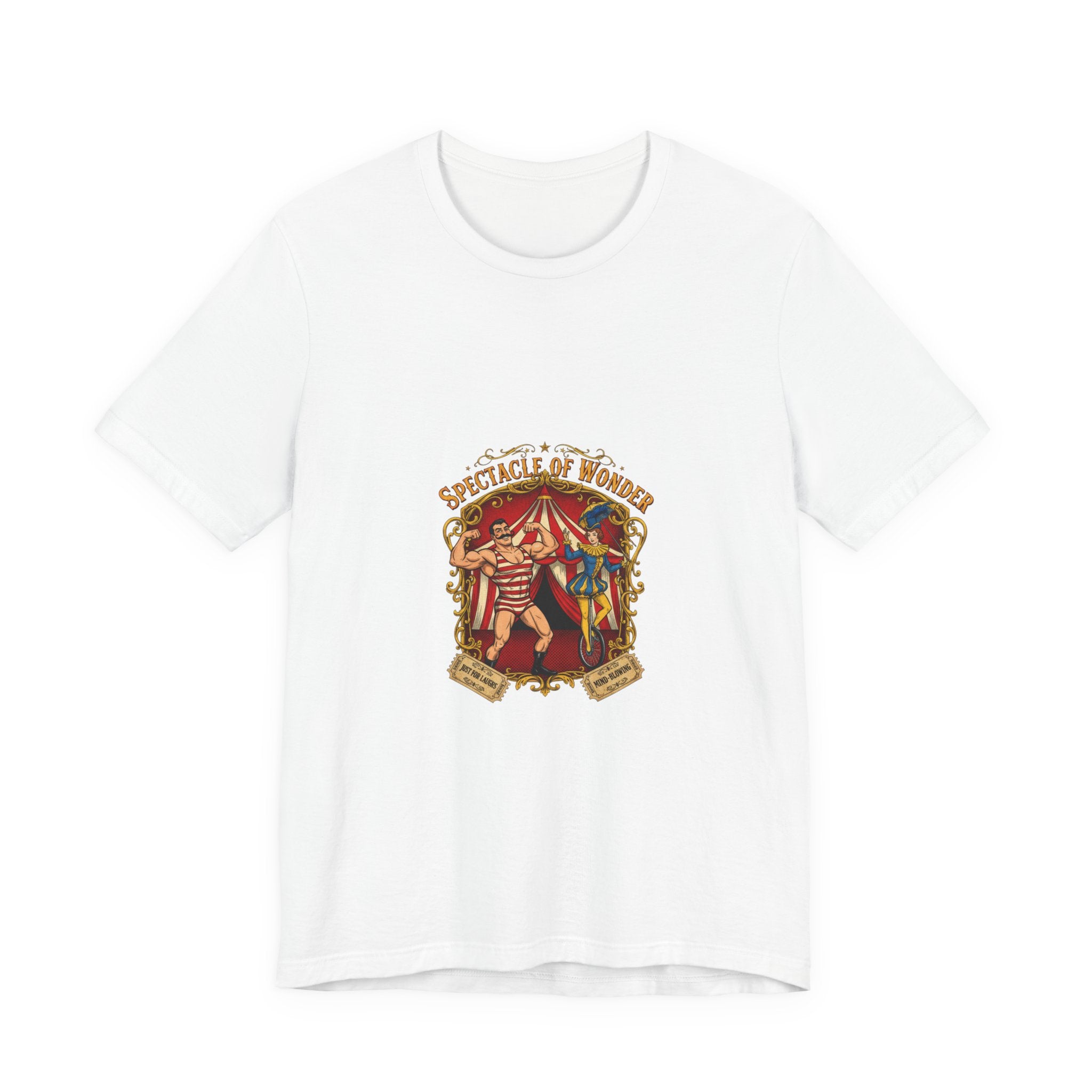 "Spectacle of Wonder" Vintage Circus T-Shirt | Retro Carnival Graphic Tee