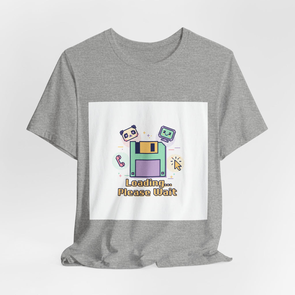 Loading Please Wait pixel art Tee | Old Internet Aesthetic, 90s web nostalgia
