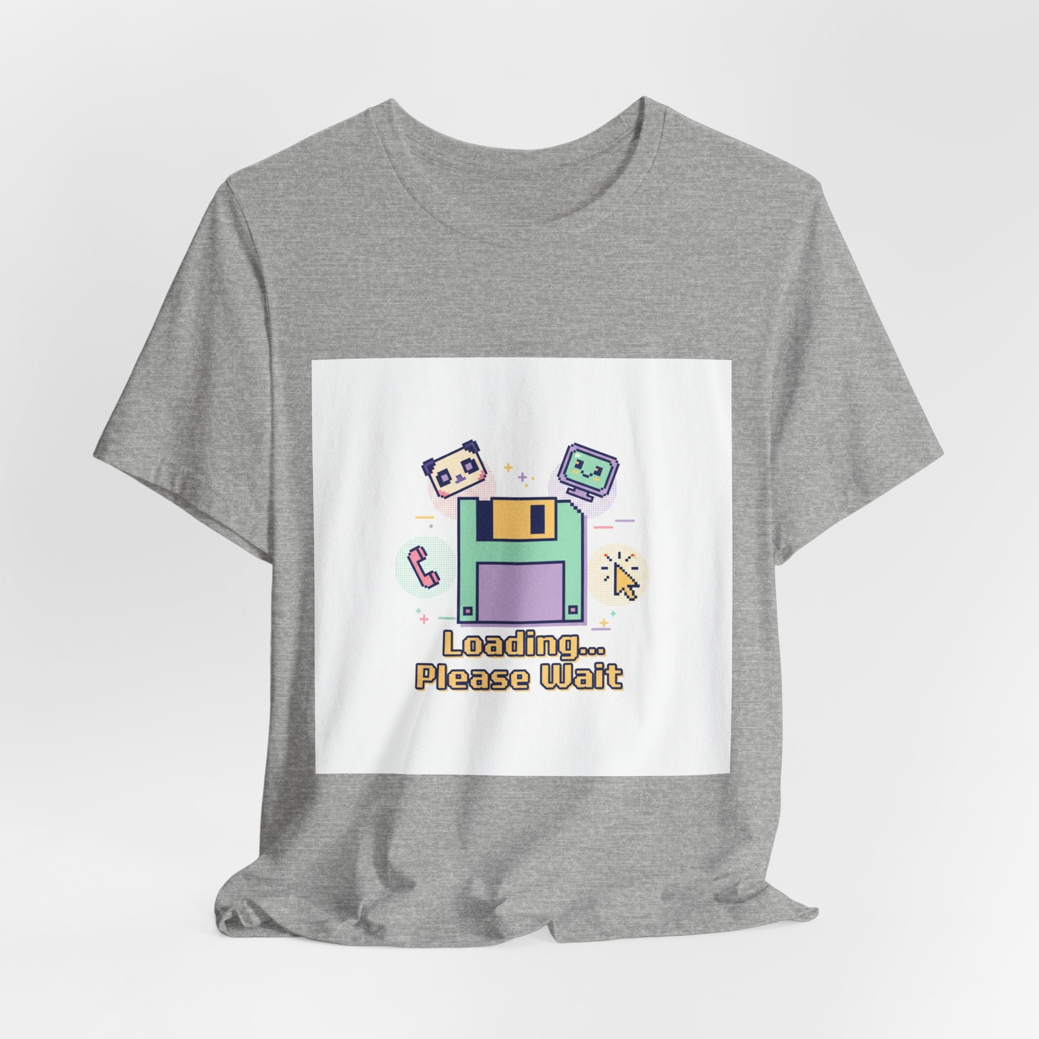 Loading Please Wait pixel art Tee | Old Internet Aesthetic, 90s web nostalgia