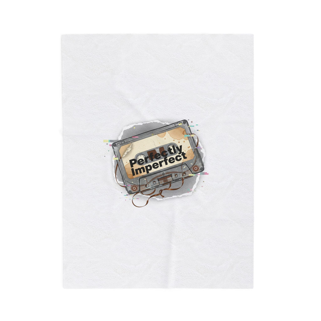 Perfectly Imperfect Cassette Glitch Blanket | Analog Error, VHS Static Nostalgia