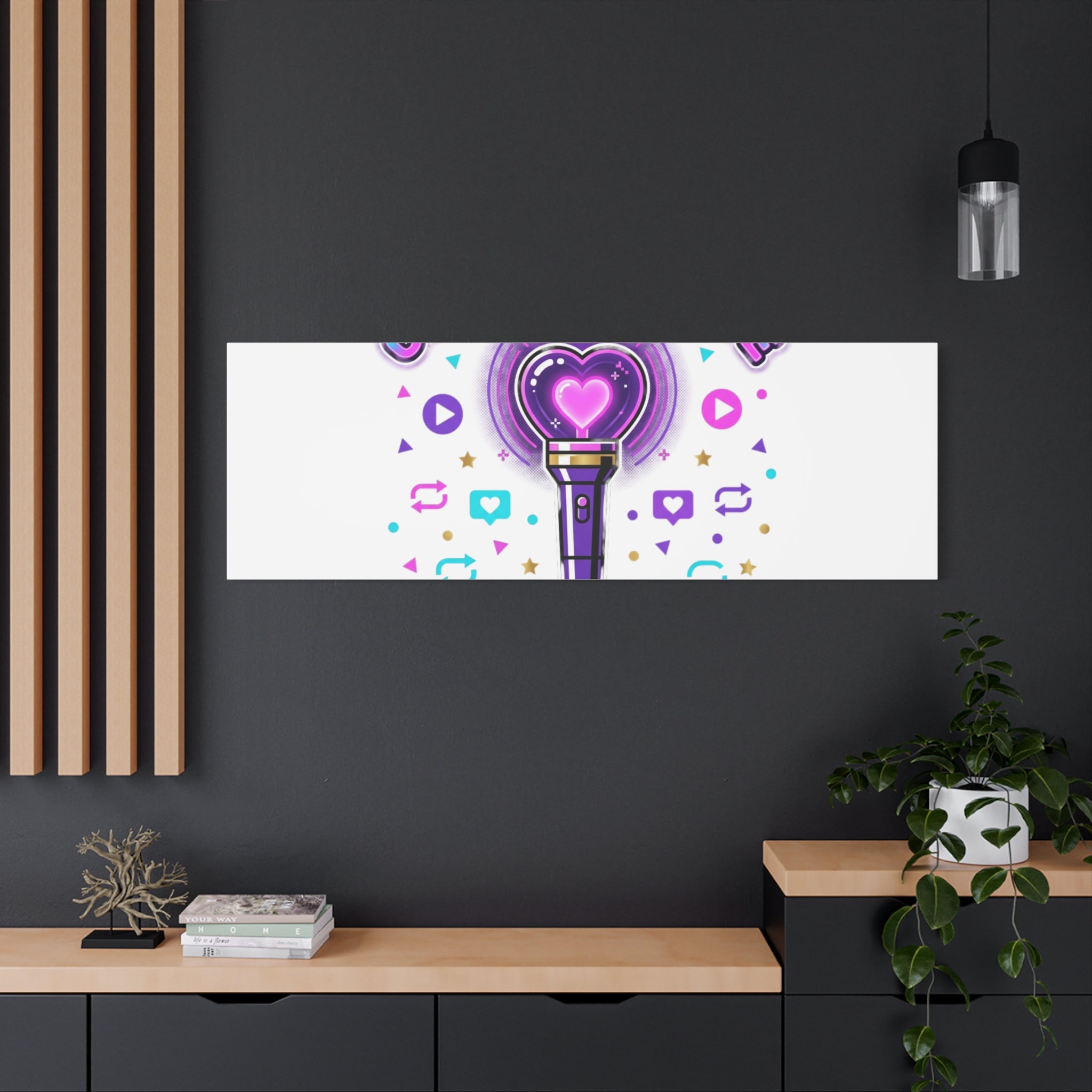 Comeback Mode Lightstick Canvas | K-pop Comeback, Streaming Squad