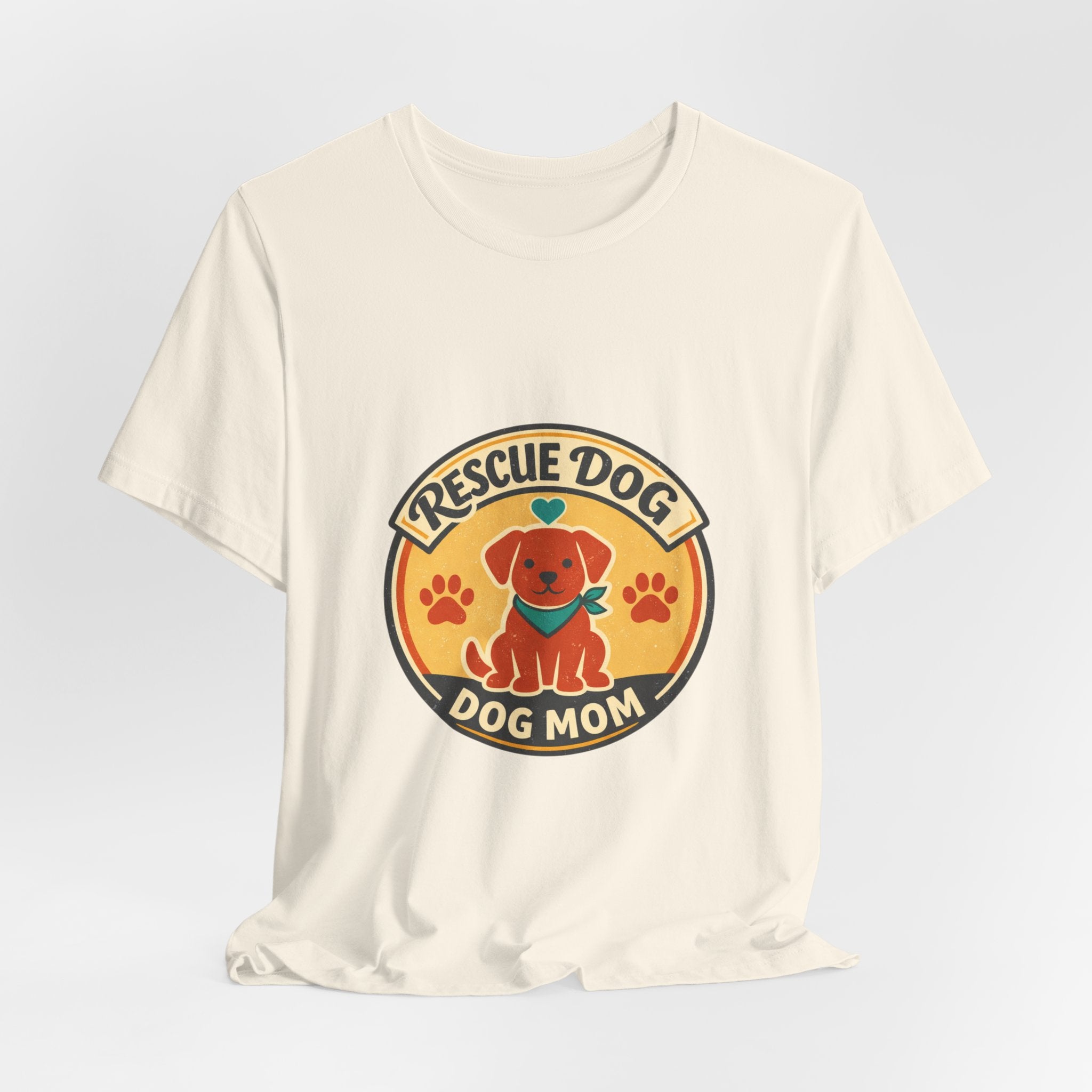 Rescue Dog Dog Mom Tee | rescue pride, fur baby