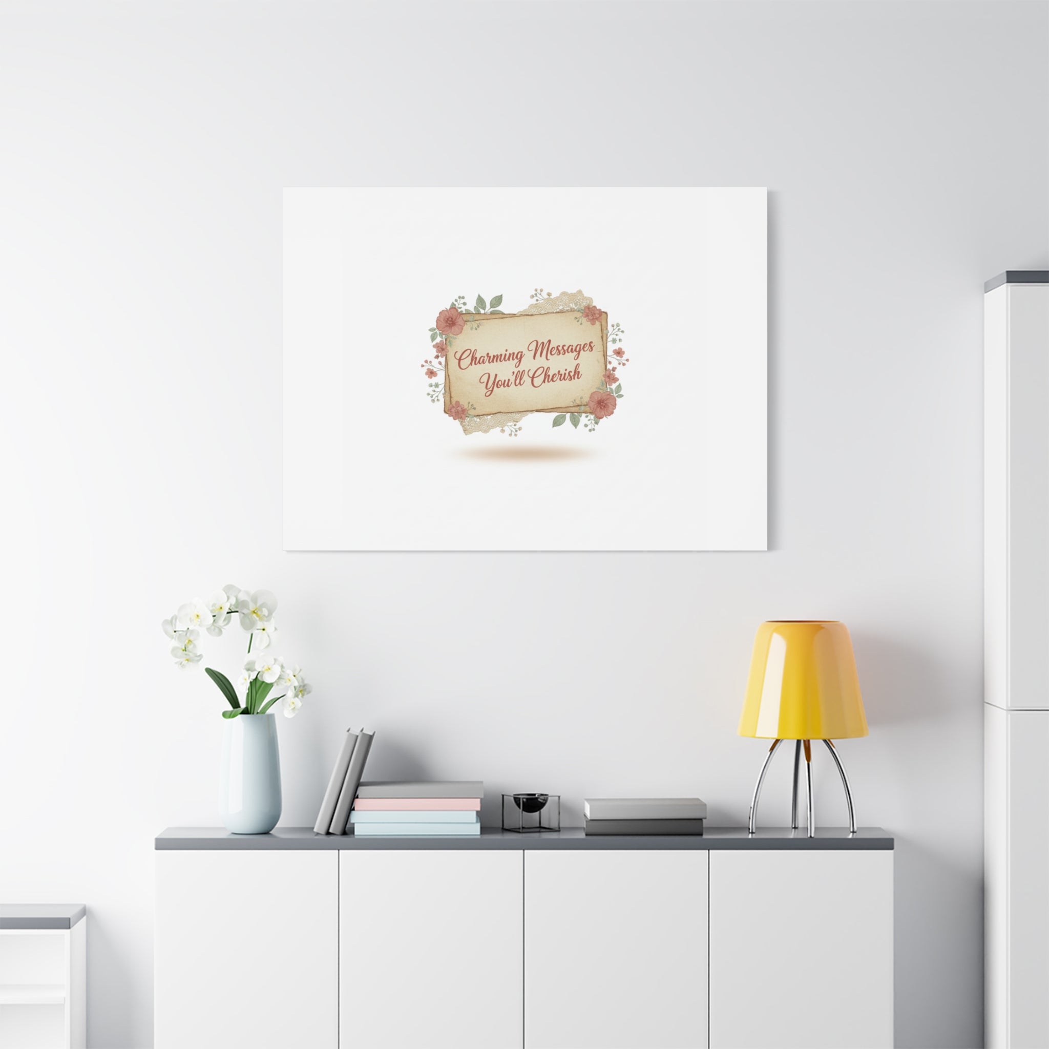 Love Letter Collage Canvas, Vintage Letter Art, Wax Seal Romance Print