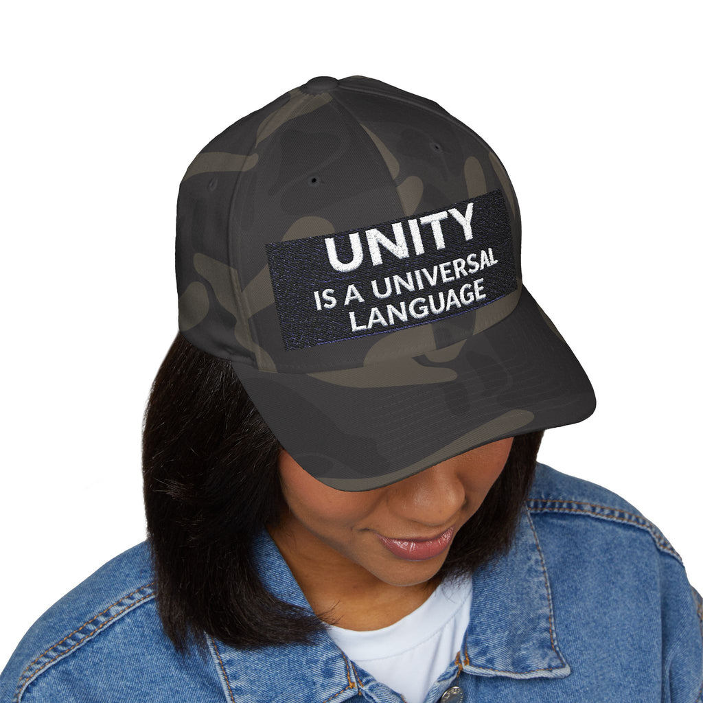 Unity Embroidered Cap — "Unity Is A Universal Language" Structured Hat