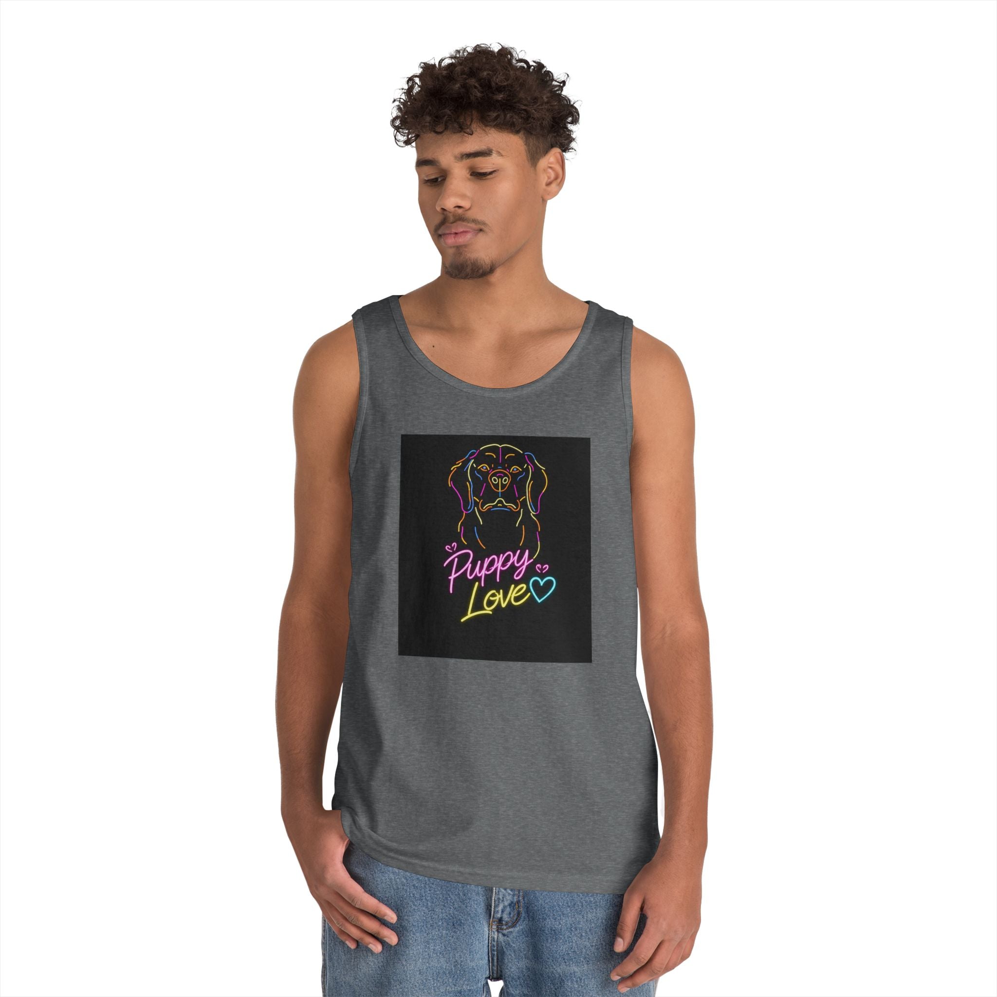 Retro Funny Dog Tank Top — Cute Future Vibes