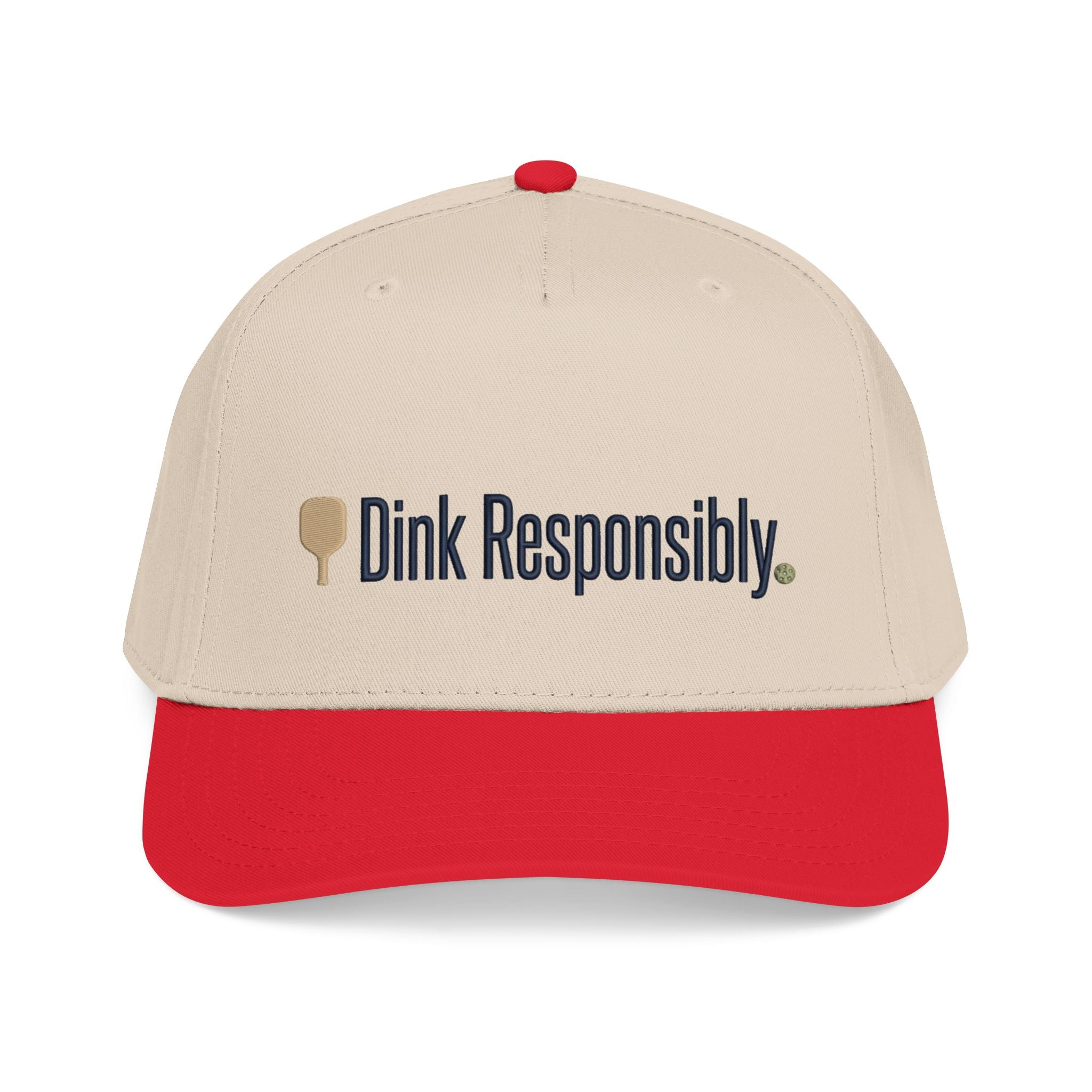 Dink Responsibly™ Pickleball Hat – Minimalist Embroidered Pickleball Cap | Funny Pickleball Gift | Summer Lifestyle Hat | Golf & Court Style Apparel