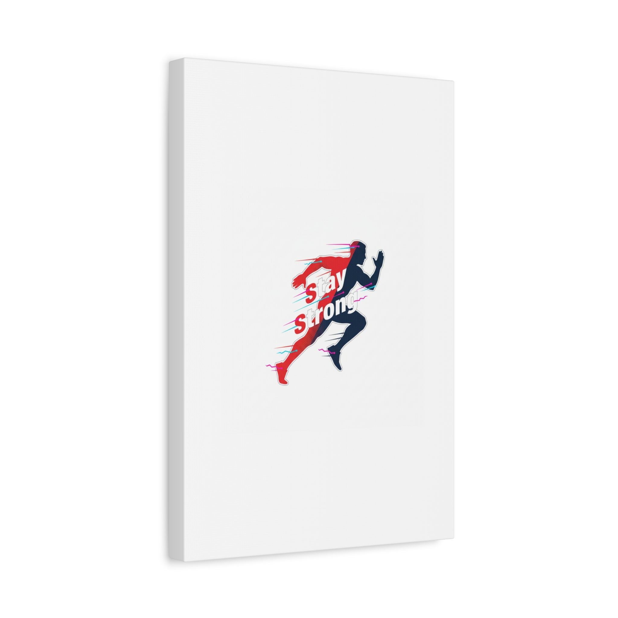 Stay Strong Runner Canvas | Fitness Motivation, Gym Wall Art