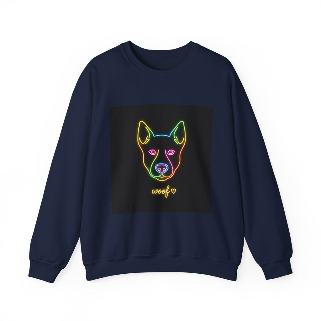 Funny Dog Meme Sweatshirt | Neon Doggo Graphic, Dog Mom Gift, Internet Dog Humor