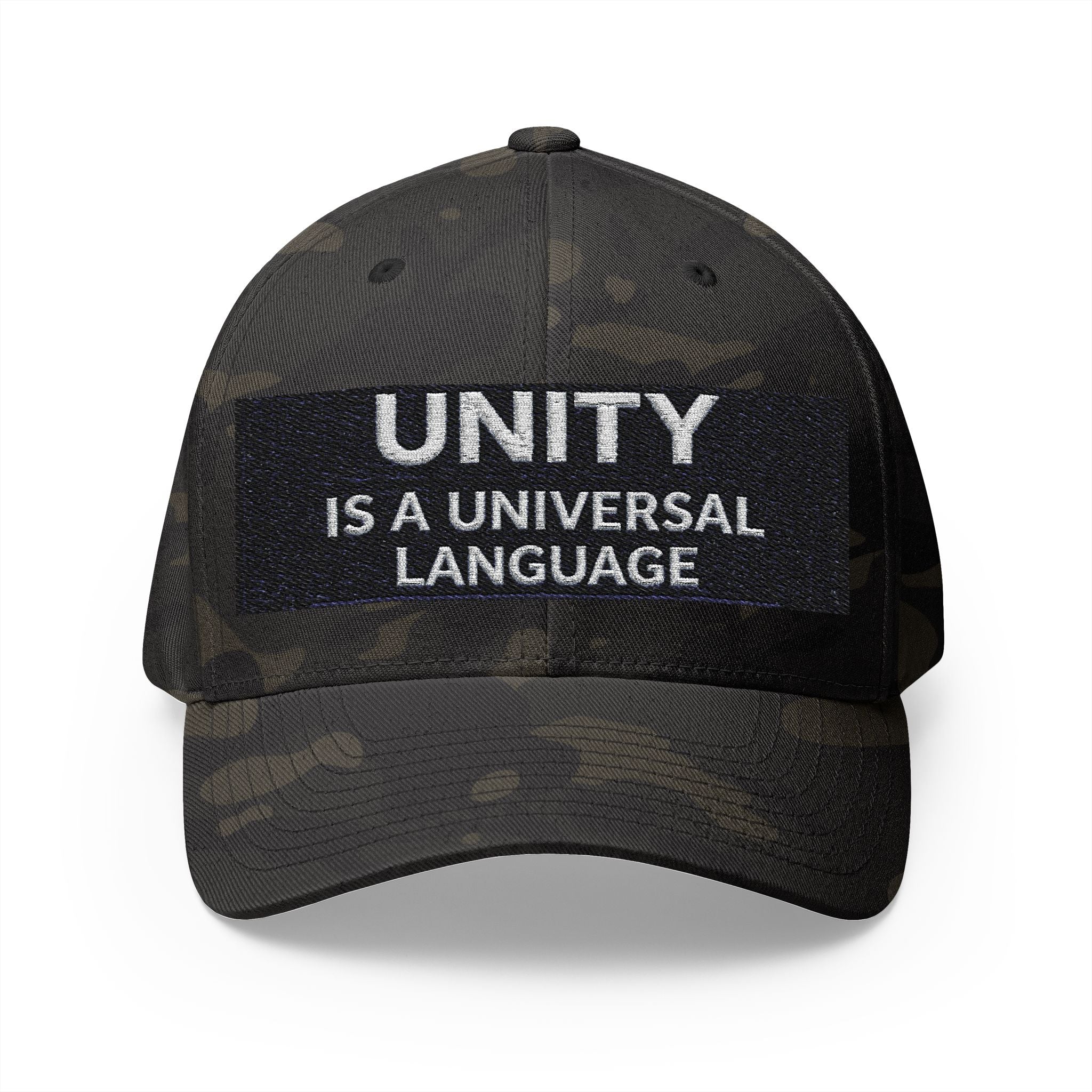Unity Embroidered Cap — "Unity Is A Universal Language" Structured Hat