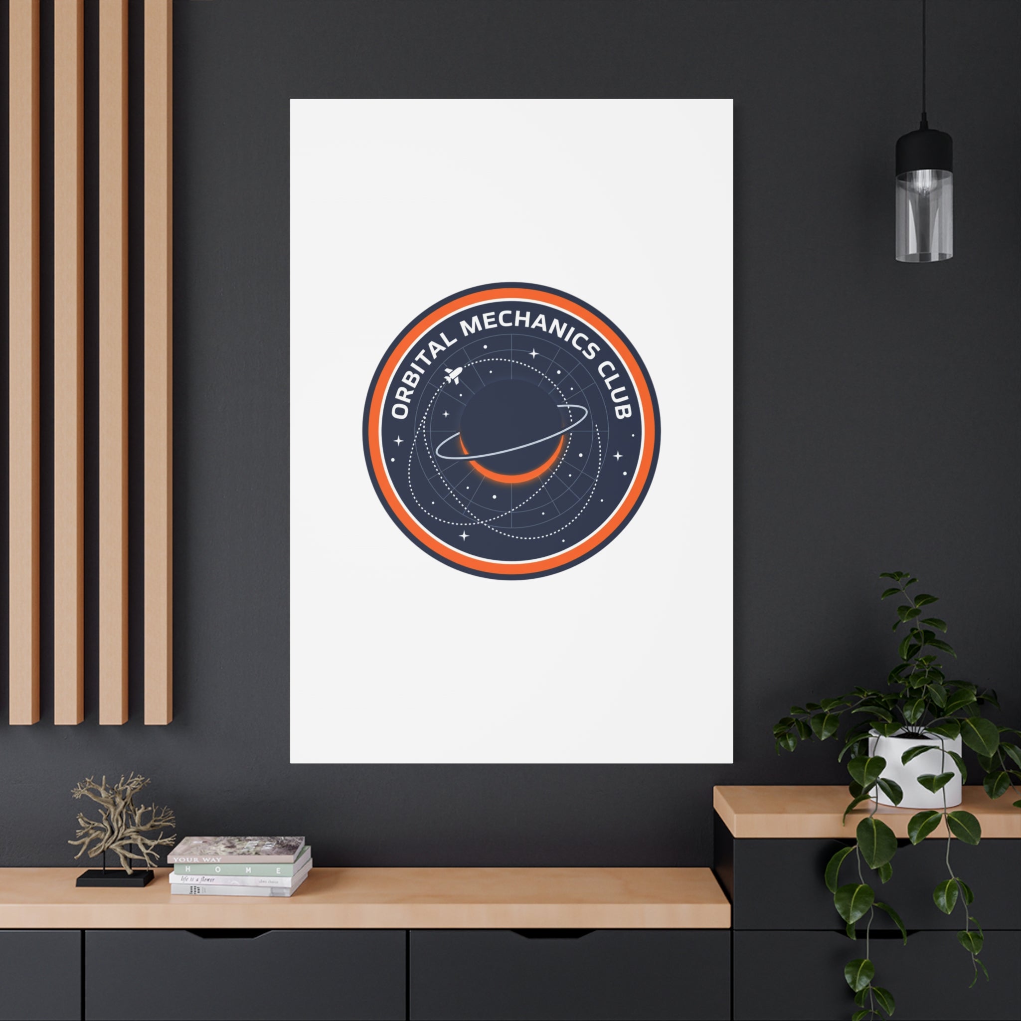 Orbital Mechanics Club Canvas | mission patch, space science