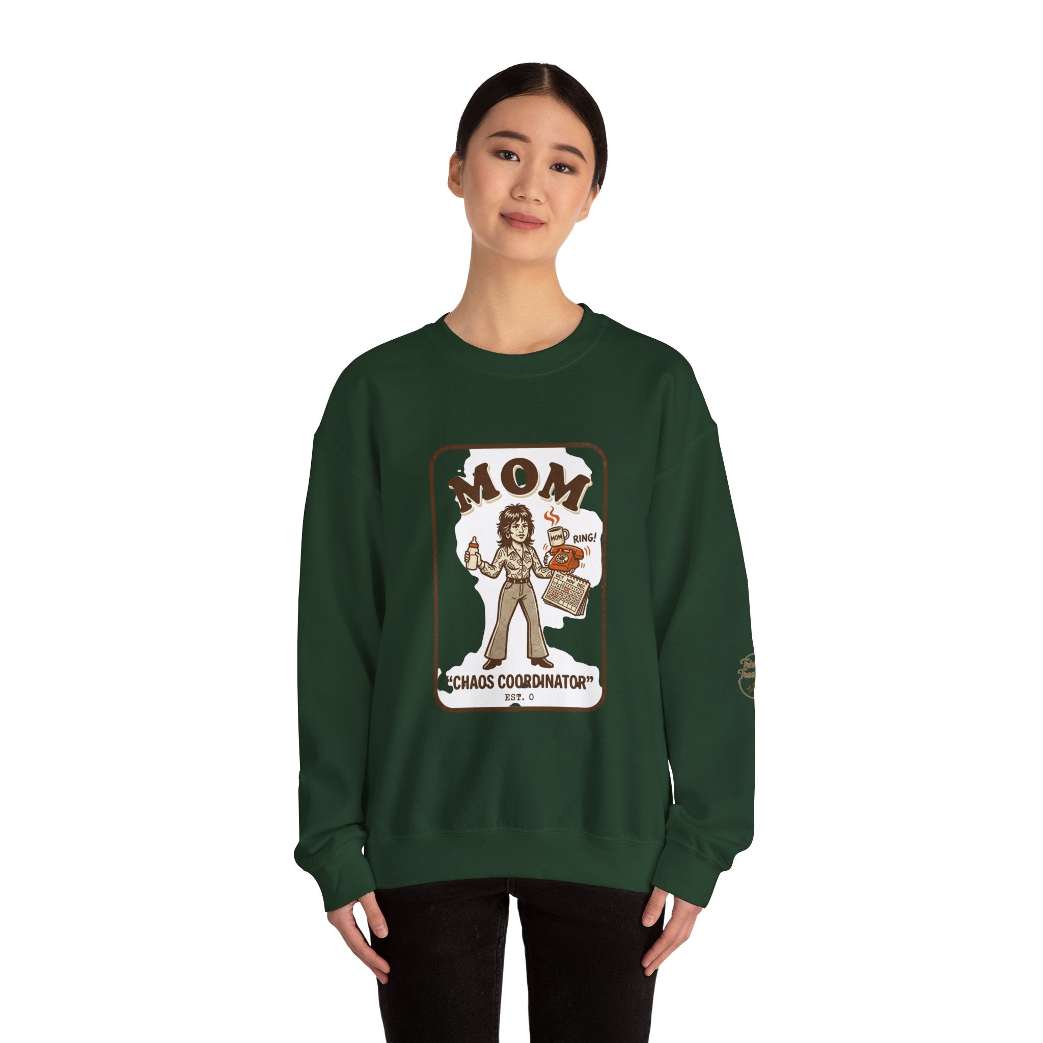 Mom 'Chaos Coordinator' Crewneck Sweatshirt