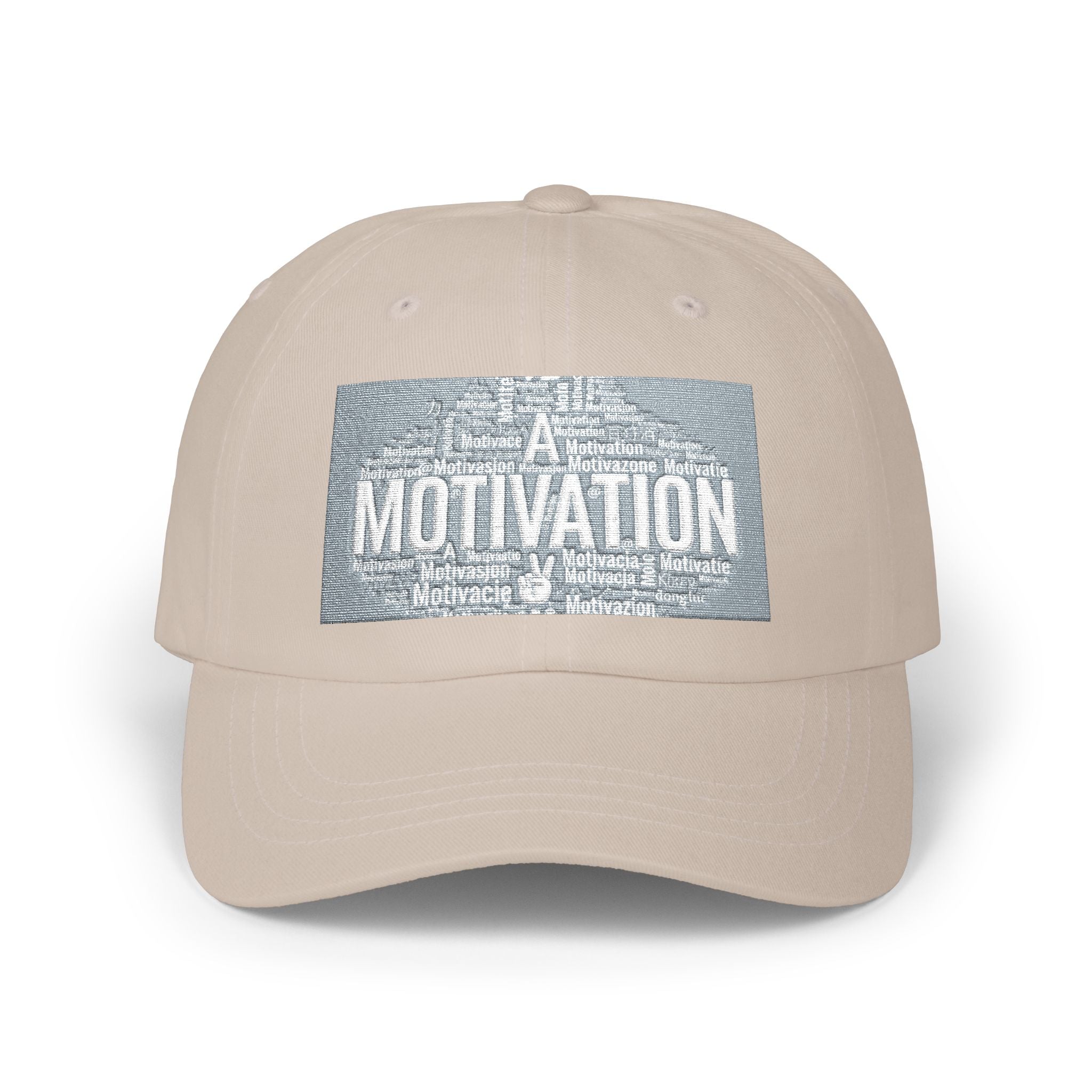 Motivation Is a Universal Language Dad Cap — Classic Embroidered Baseball Hat