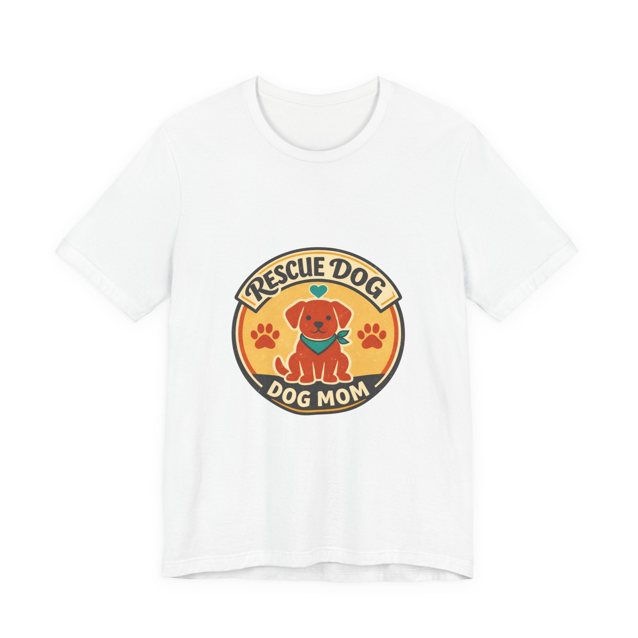 Rescue Dog Dog Mom Tee | rescue pride, fur baby