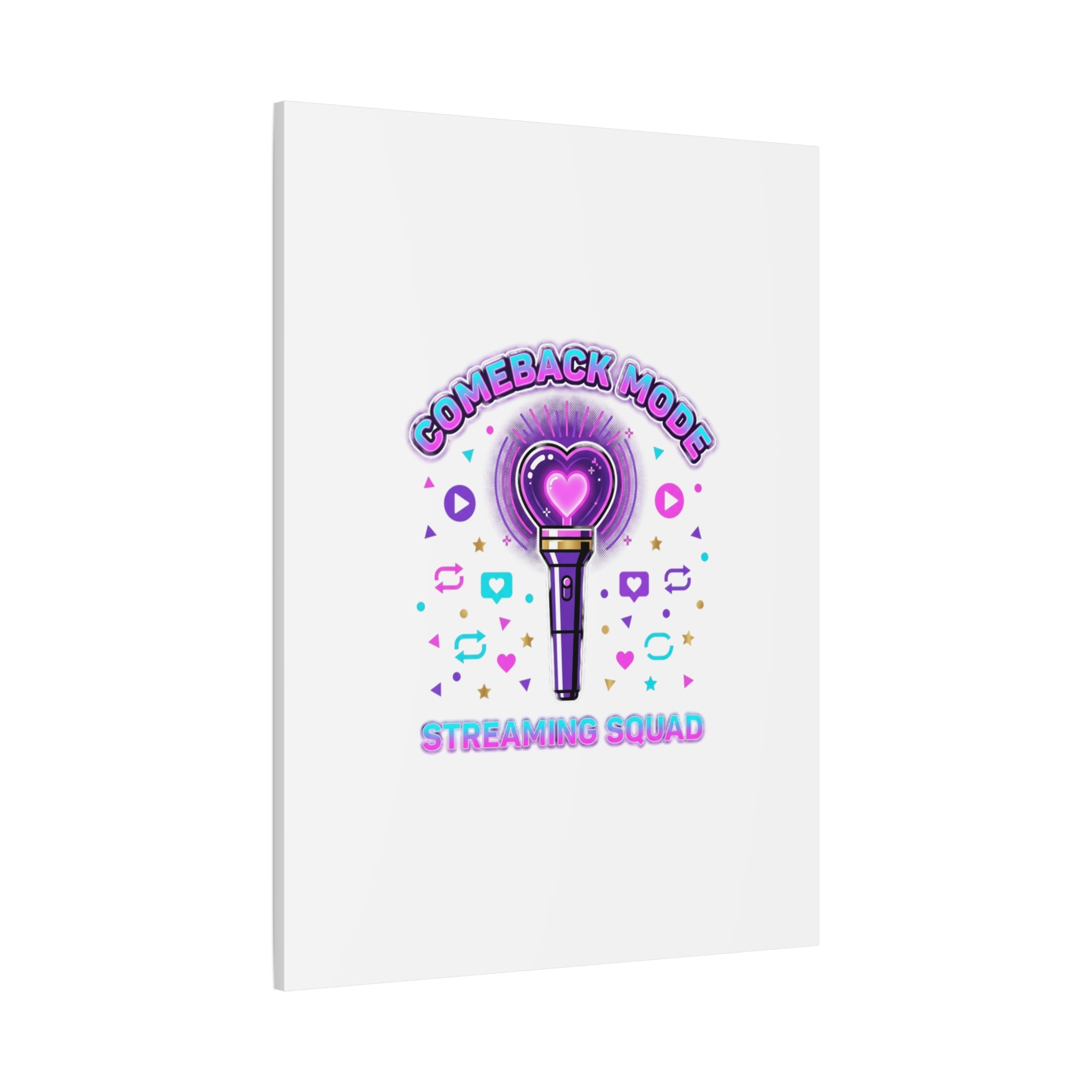 Comeback Mode Lightstick Canvas | K-pop Comeback, Streaming Squad