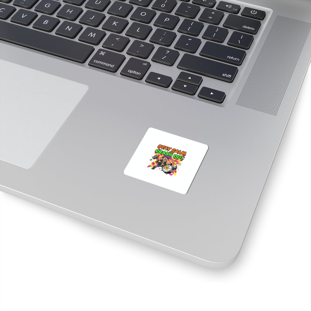 Crash Out Sticker | meltdown sticker, high stress design