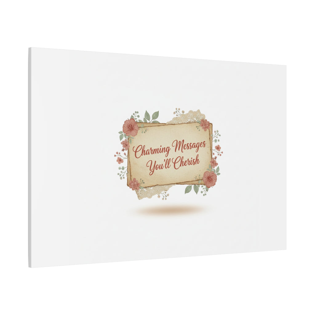 Love Letter Collage Canvas, Vintage Letter Art, Wax Seal Romance Print