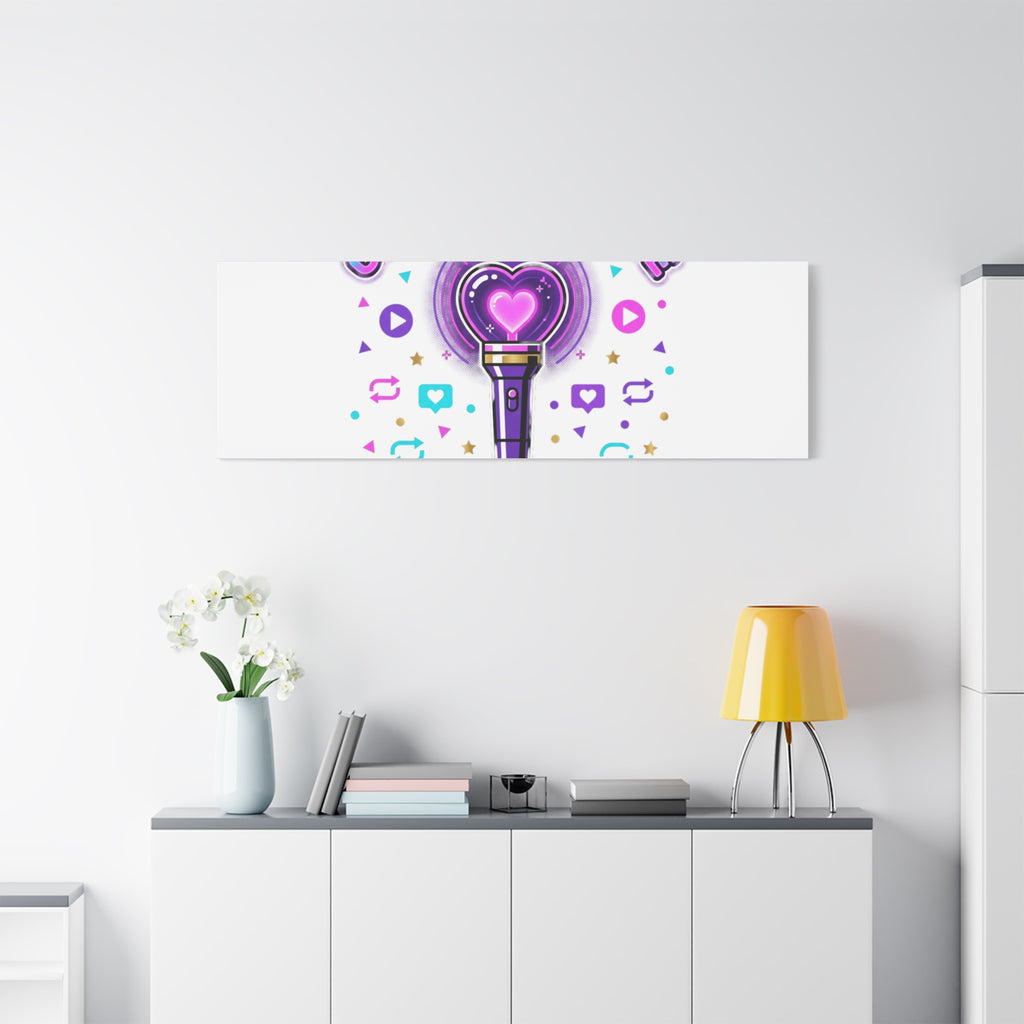 Comeback Mode Lightstick Canvas | K-pop Comeback, Streaming Squad