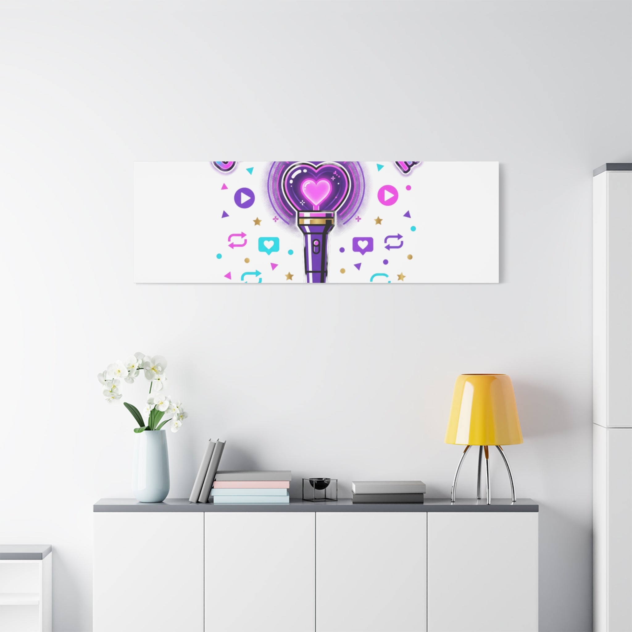 Comeback Mode Lightstick Canvas | K-pop Comeback, Streaming Squad