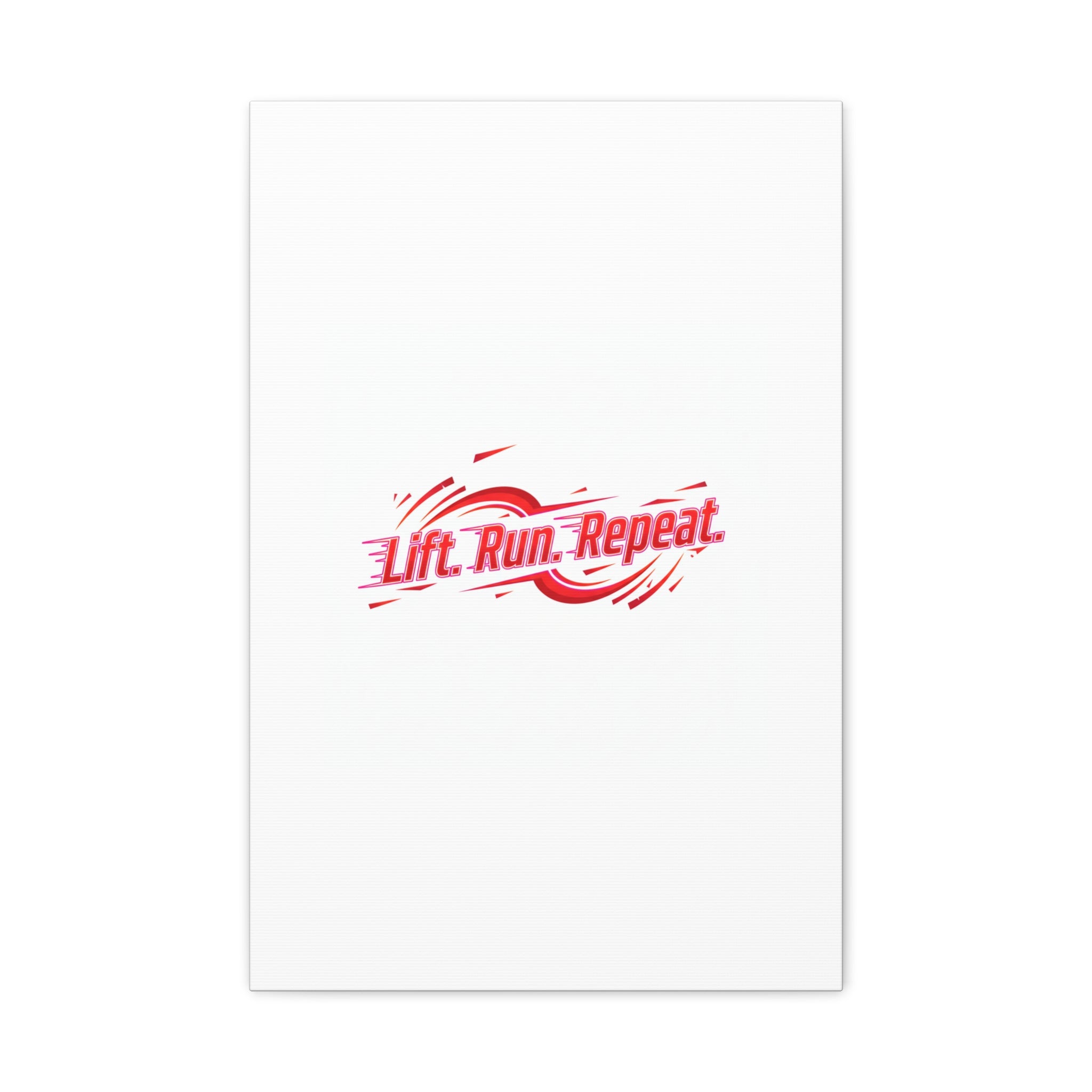 Lift Run Repeat Canvas | Fitness Wall Art, Gym Motivation