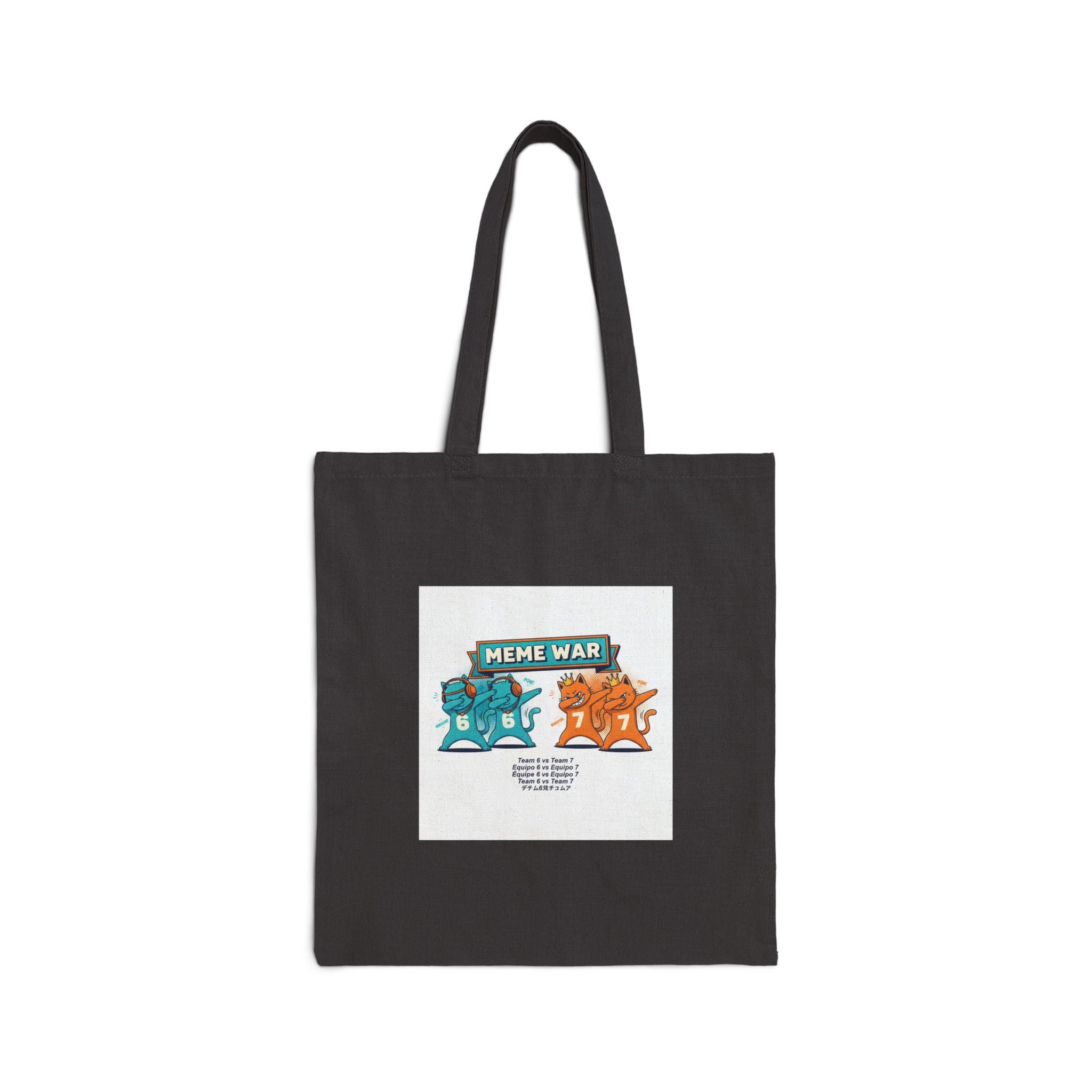 Six Seven Meme Tote Bag — Viral 67 Basketball Slang TikTok Trend Gift