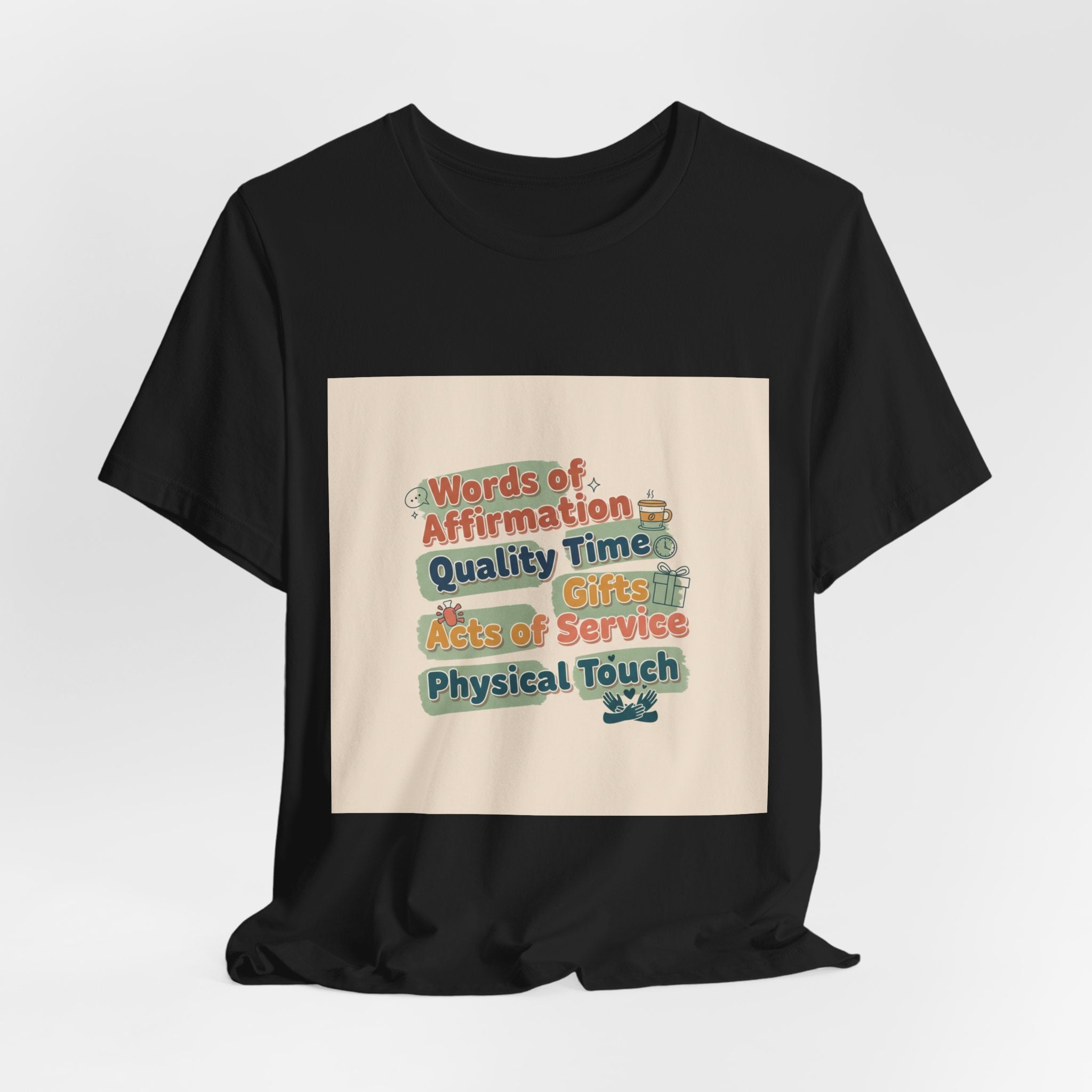 Love Languages Meme T-Shirt | acts of snacks, quiet love, relationship humor