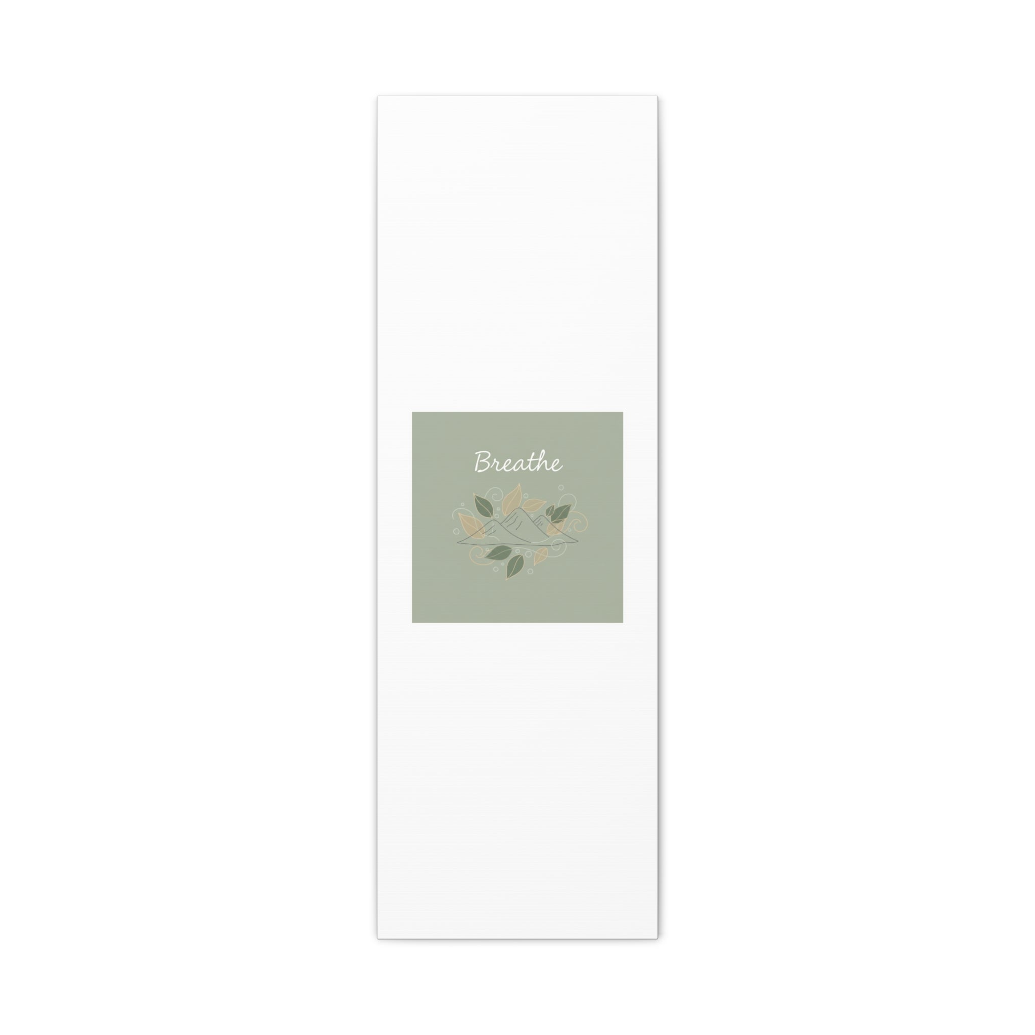Breathe Mountain Line Canvas | Nature Symbols, Minimal Forest Wall Art
