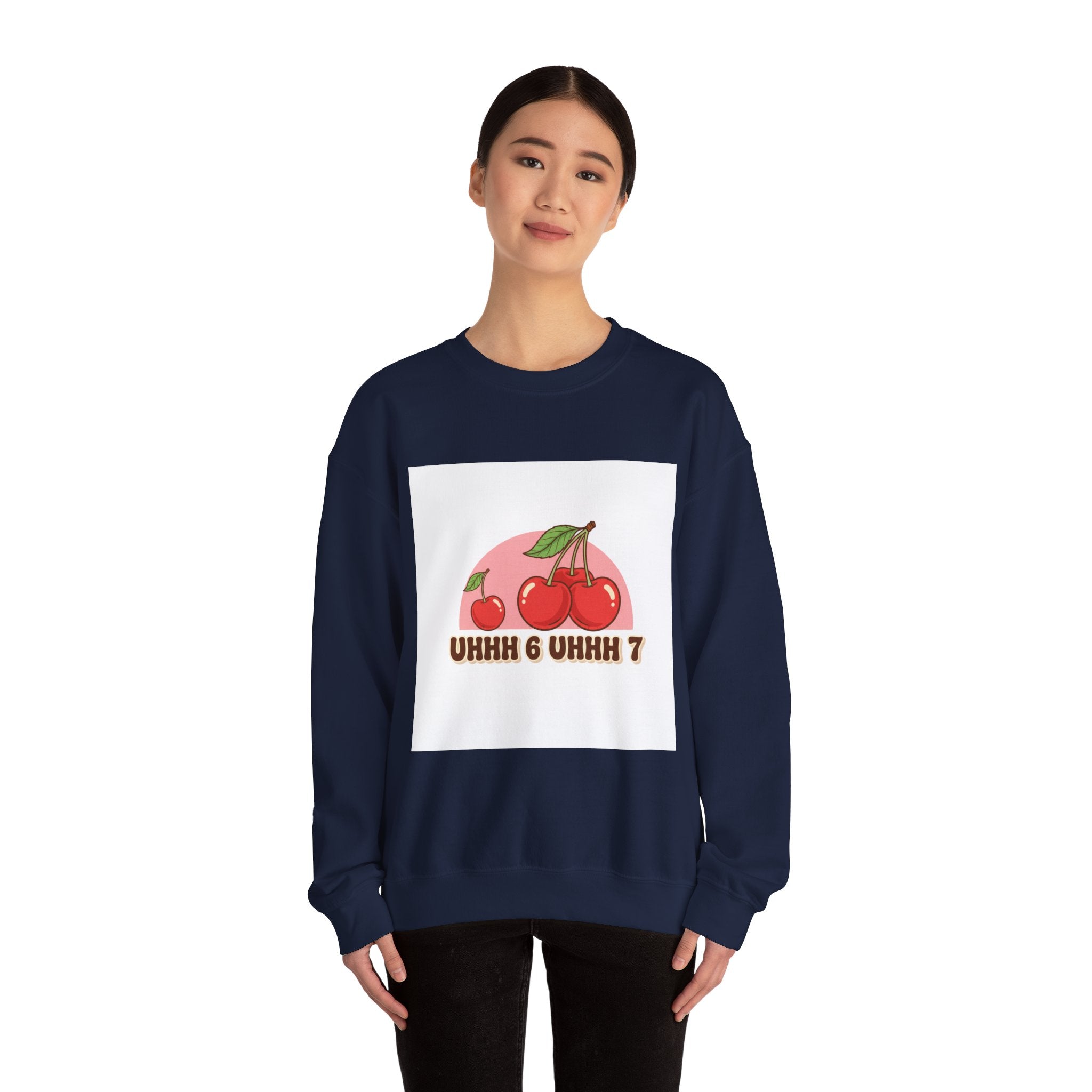 Retro Cherry Graphic Sweatshirt | kawaii fruit design