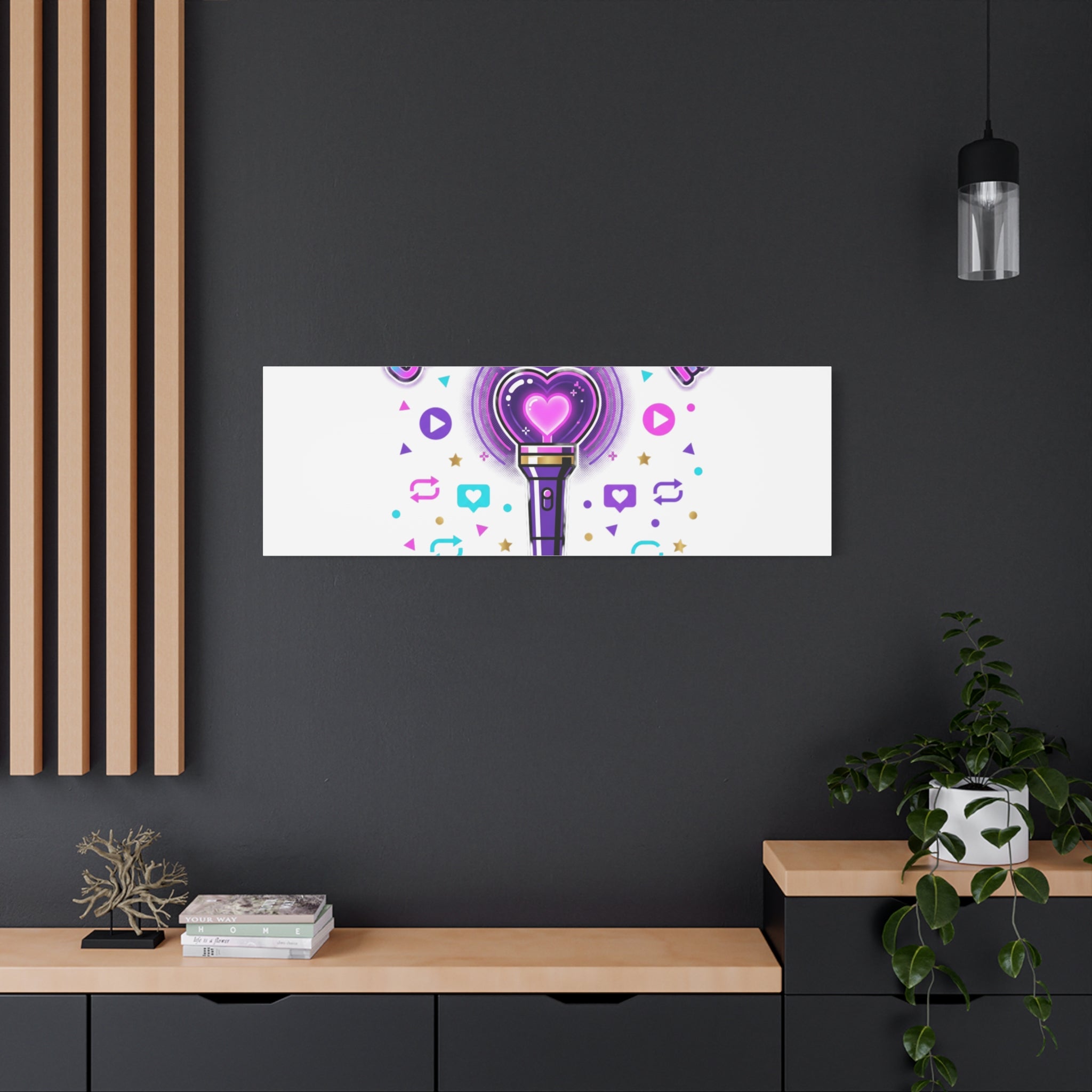 Comeback Mode Lightstick Canvas | K-pop Comeback, Streaming Squad