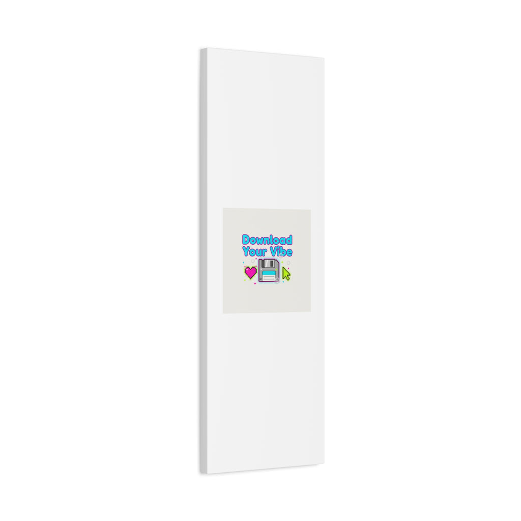 Download Your Vibe Canvas | Y2K Retro Tech, Pixel Floppy Disk Poster