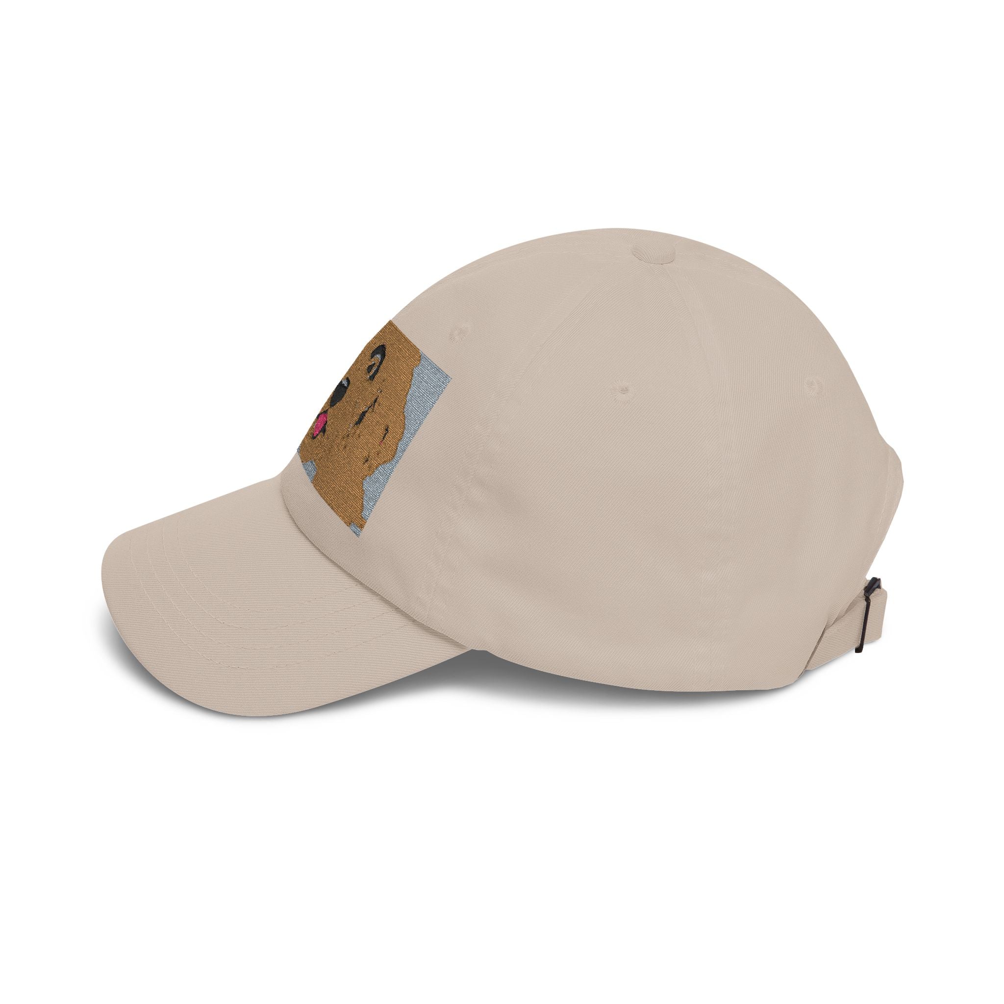 Dad Cap — Happy Golden Retriever Embroidered Patch Hat