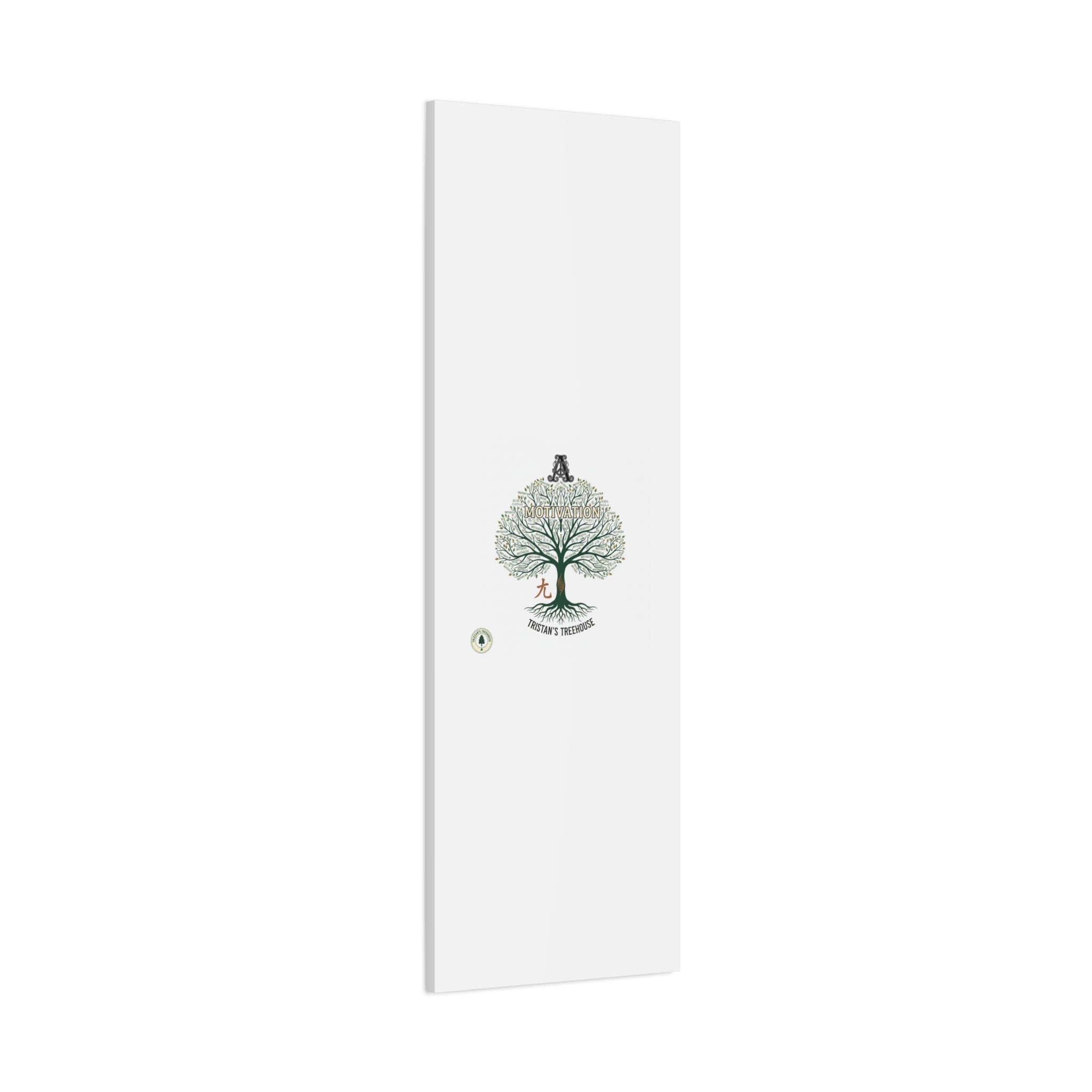 Handwritten Doodle Tree Canvas | Matte Stretched Wall Art