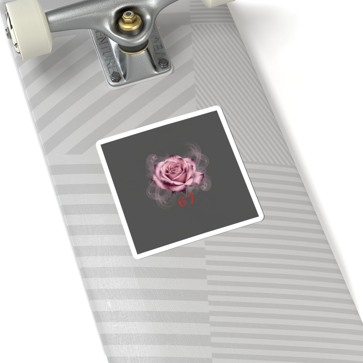 Moon Rose Kiss-Cut Stickers | Romantic Gothic Lite, soft goth floral