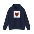 Gothic Romance Rose Heart Hoodie | Nu Romantic 80s Nostalgia