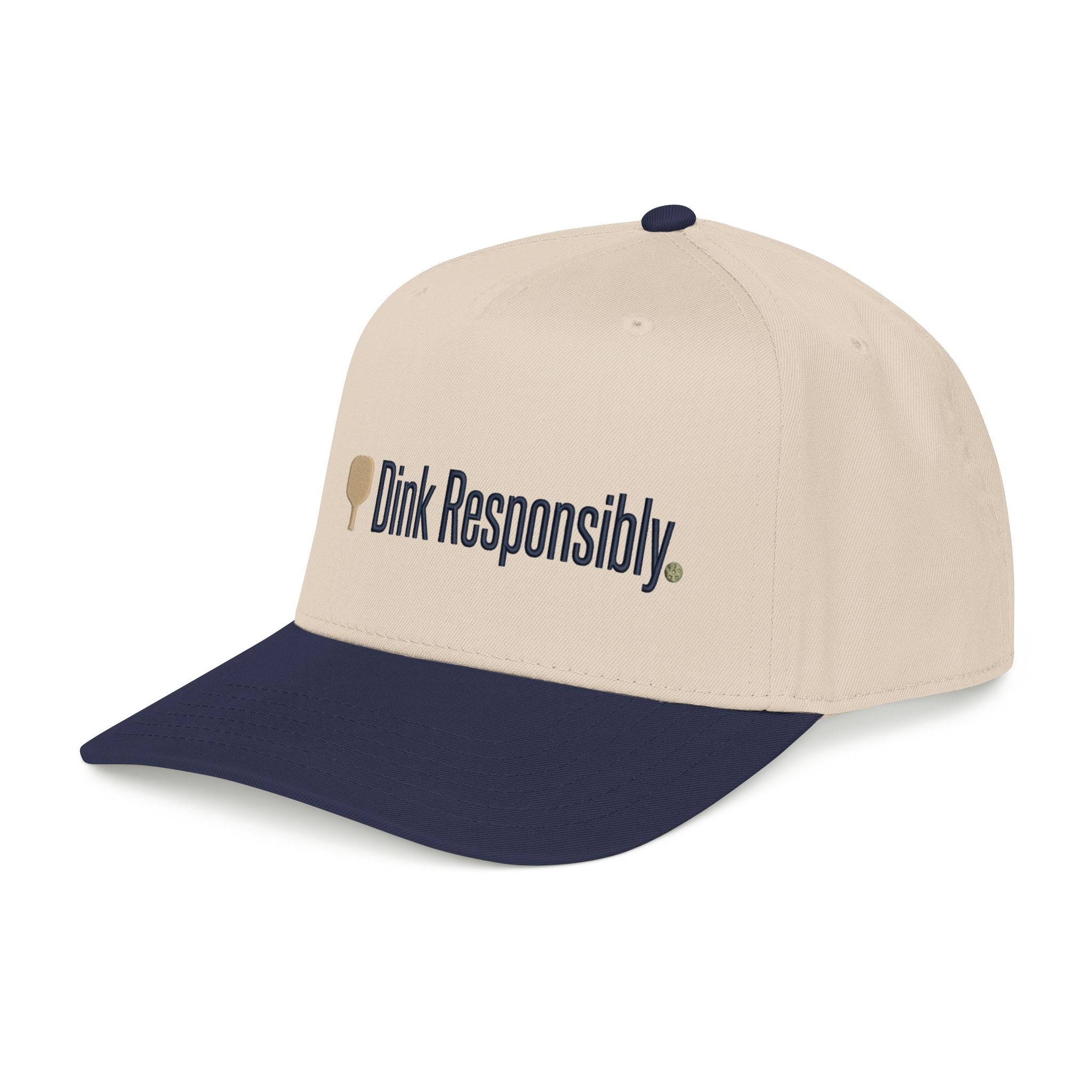 Dink Responsibly™ Pickleball Hat – Minimalist Embroidered Pickleball Cap | Funny Pickleball Gift | Summer Lifestyle Hat | Golf & Court Style Apparel