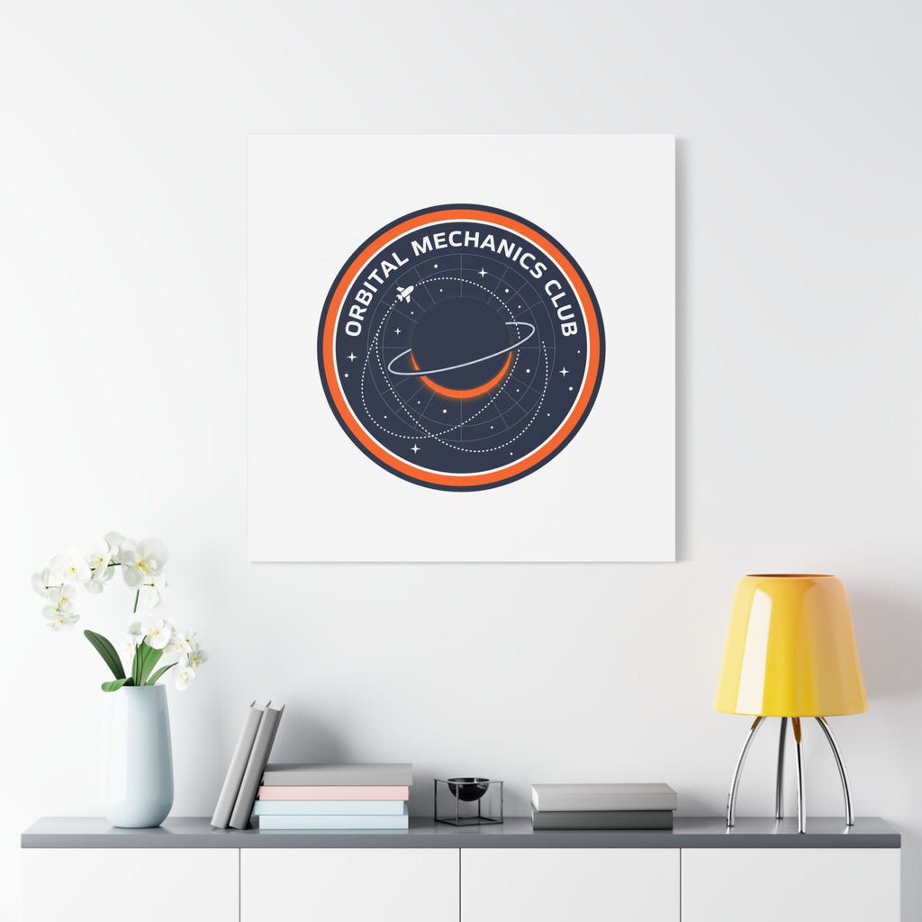 Orbital Mechanics Club Canvas | mission patch, space science