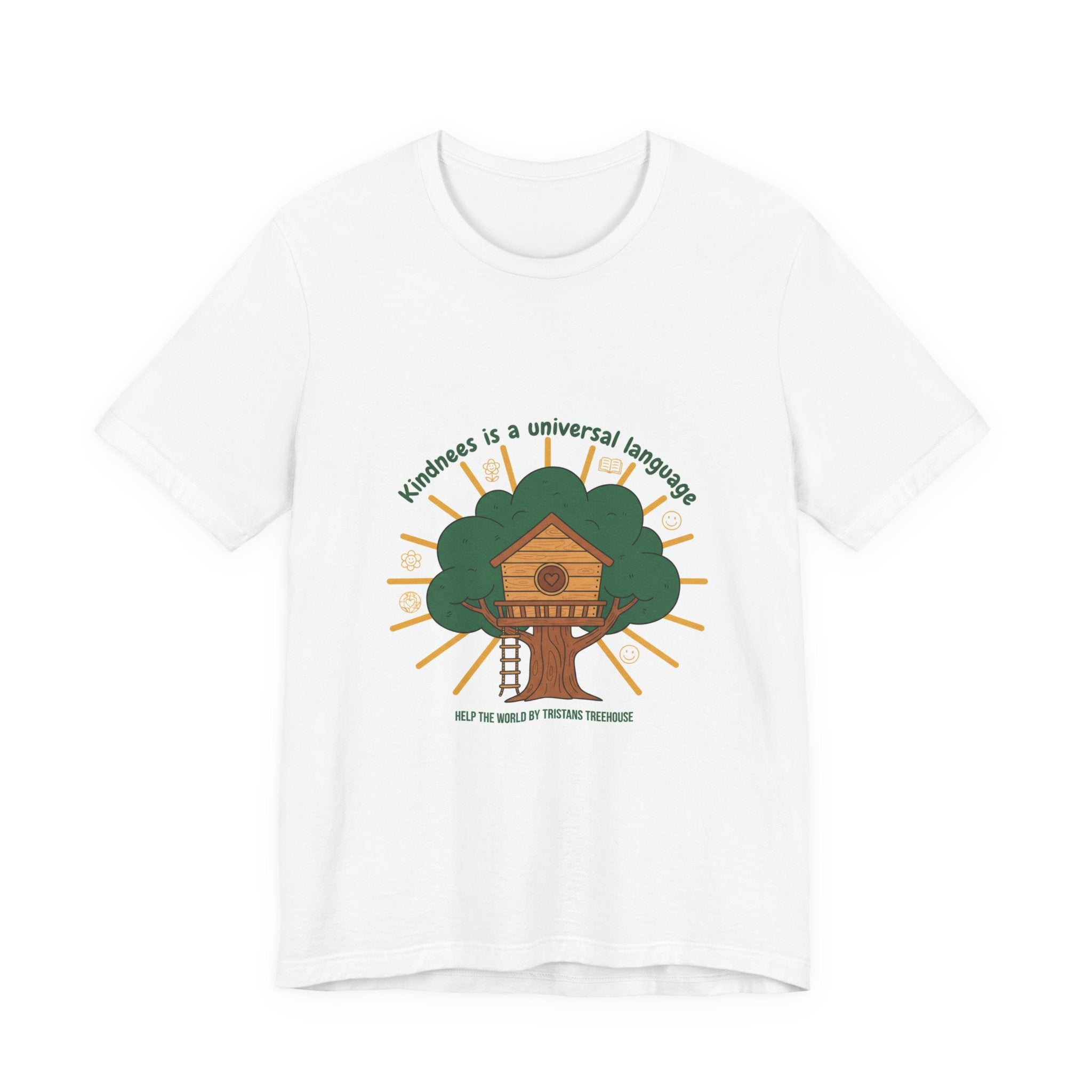 Kindness Is a Universal Language Tee | eco tee, climate humor