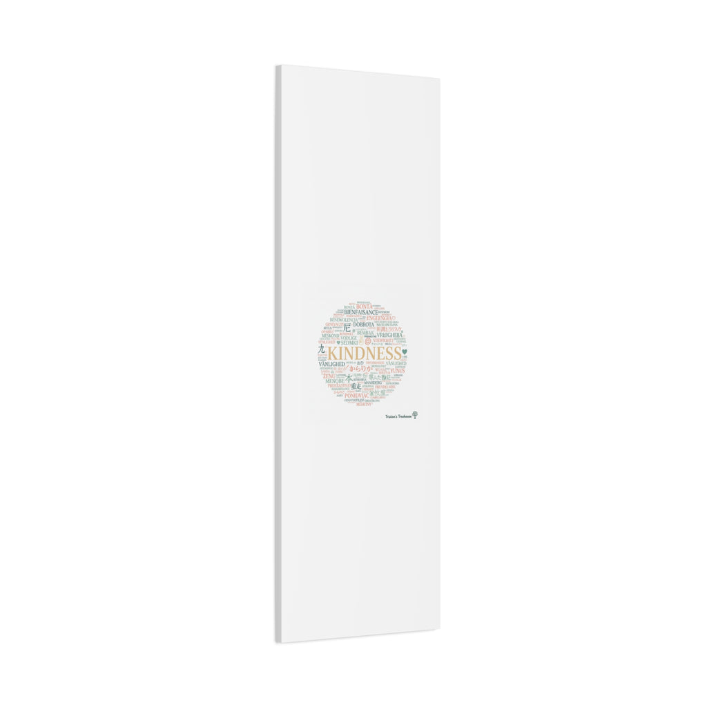 Kindness Word Cloud Canvas | Fresh Start Minimalist Wall Art
