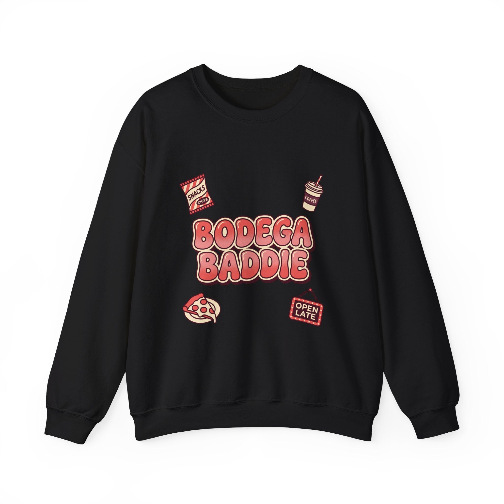 Bodega Baddie Crewneck Sweatshirt | NYC, Spanglish, Y2K Deli Sign
