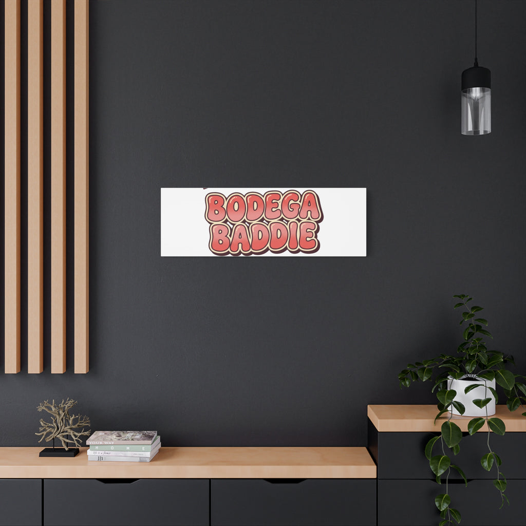Bodega Baddie Matte Canvas, Stretched | NYC Y2K Corner Store Vibes