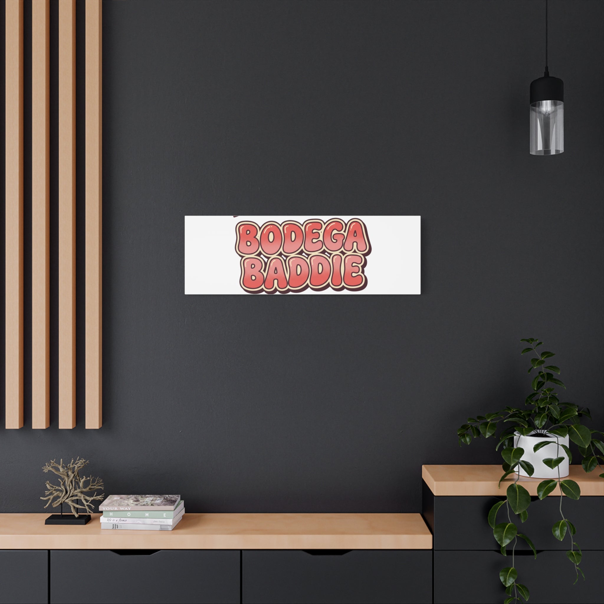 Bodega Baddie Matte Canvas, Stretched | NYC Y2K Corner Store Vibes