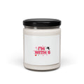Minimal Icon Grid Candle | Monochrome Symbol Soy Candle